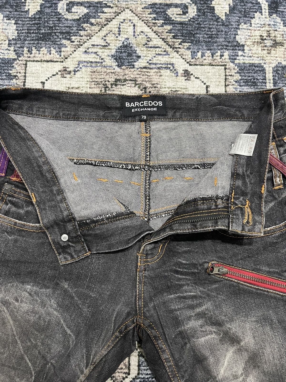 If Six Was Nine × Vintage Vintage BARCEDOS Exchange 3/4 Cropped Acid Wash Denim Pants Size US 32 / EU 48 - 12 Thumbnail