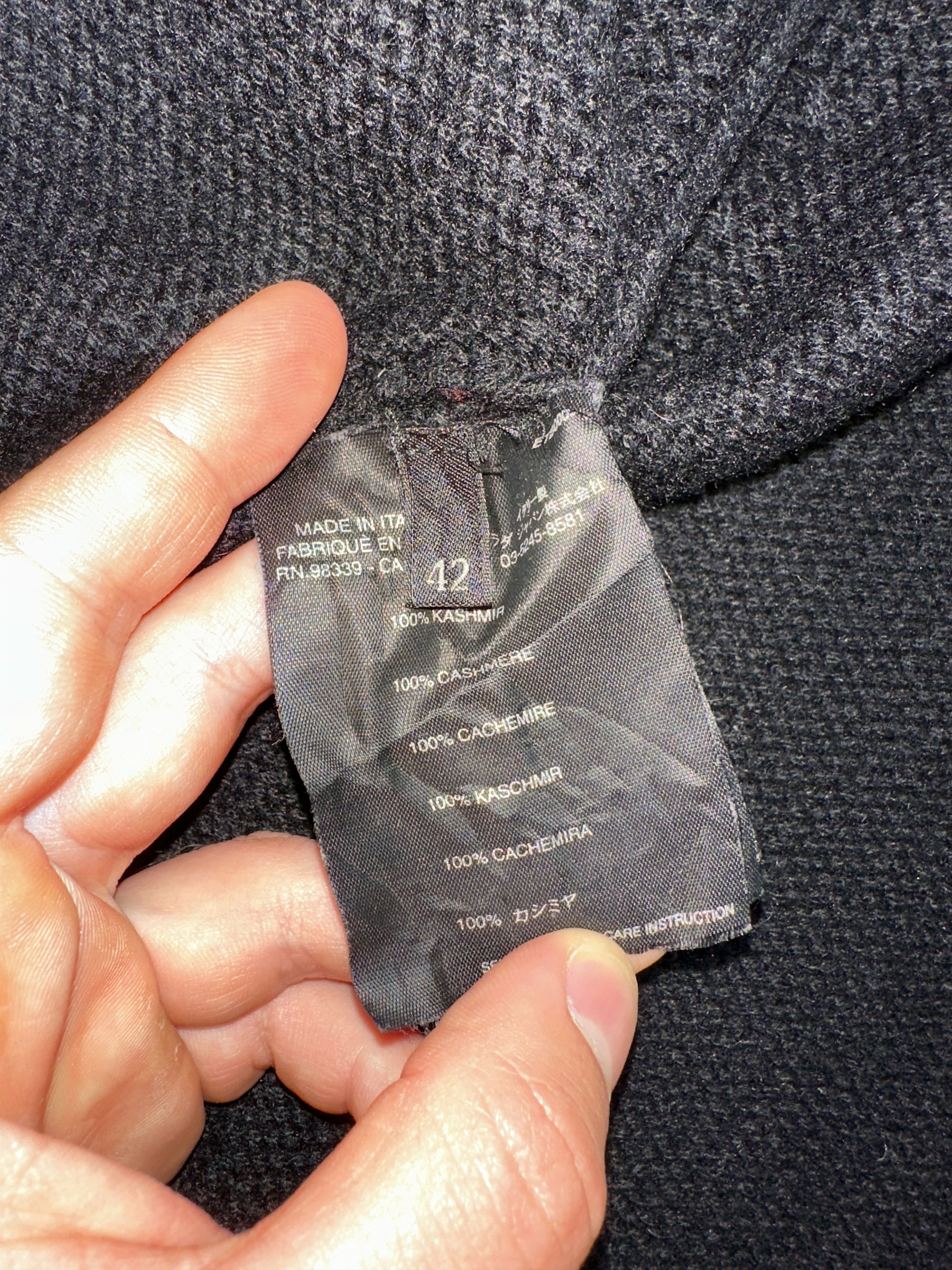 Prada Prada 100% Cashmere Full Knit Cardigan Snap Closure IT42 Size M / US 6-8 / IT 42-44 - 16 Thumbnail