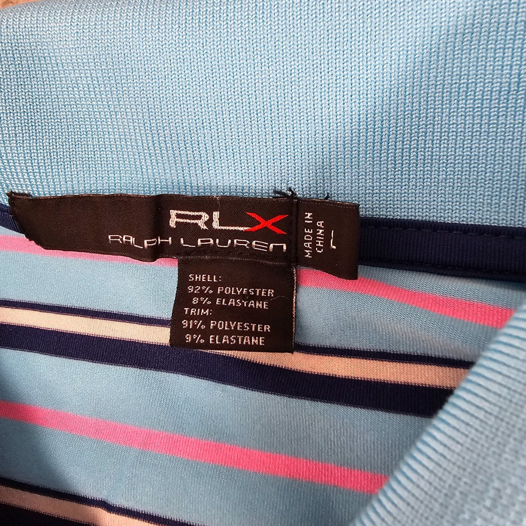 RLX Ralph Lauren **Ralph Lauren RLX Blue Pink Stripe Polo Shirt Mens Large** User: Ralph Lauren RLX Blue Pink Stripe Polo Shirt Mens Large Size US L / EU 52-54 / 3 - 4 Thumbnail
