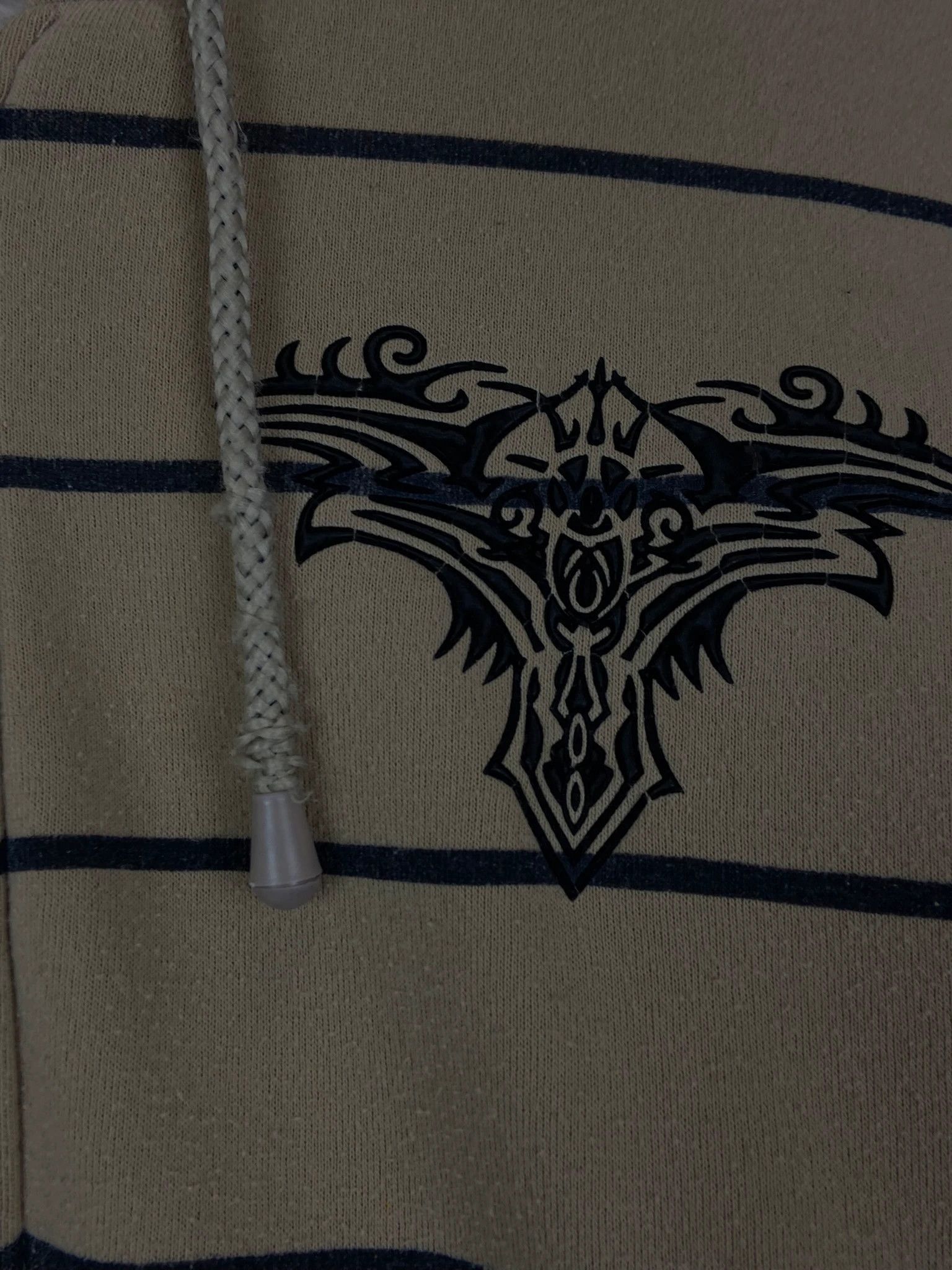 Affliction Affliction Vintage Zip Hoodie Beige Faded Faux Fur Logo Size US M / EU 48-50 / 2 - 2 Thumbnail