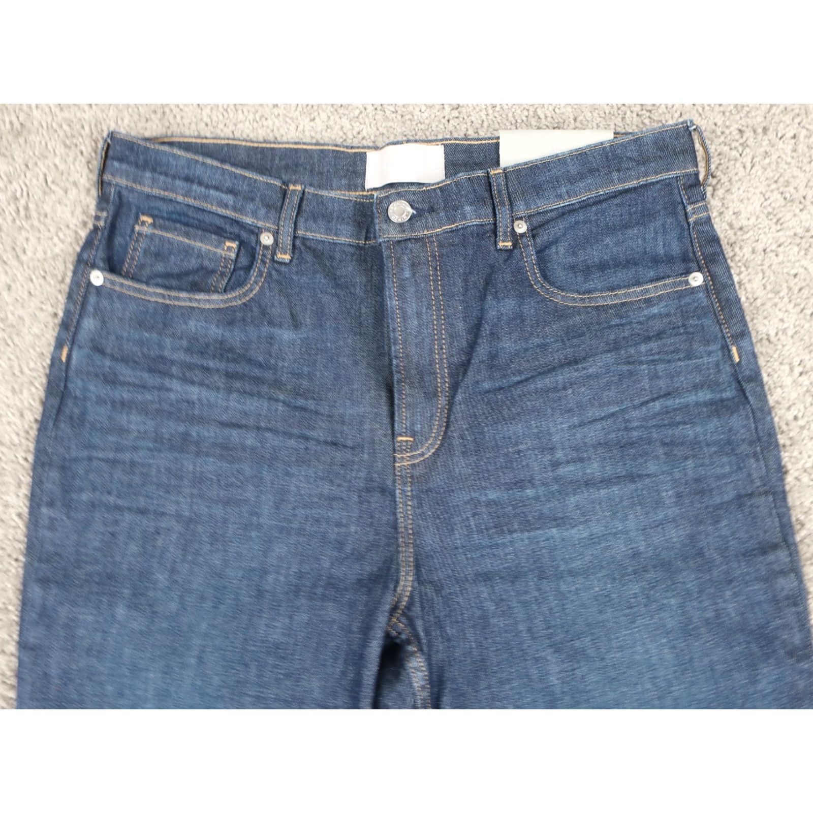 Everlane Everlane Denim Jeans Women's 32R Blue High-Rise Kick Crop Pants NWT Size 24" / US 00 / IT 34 - 3 Thumbnail