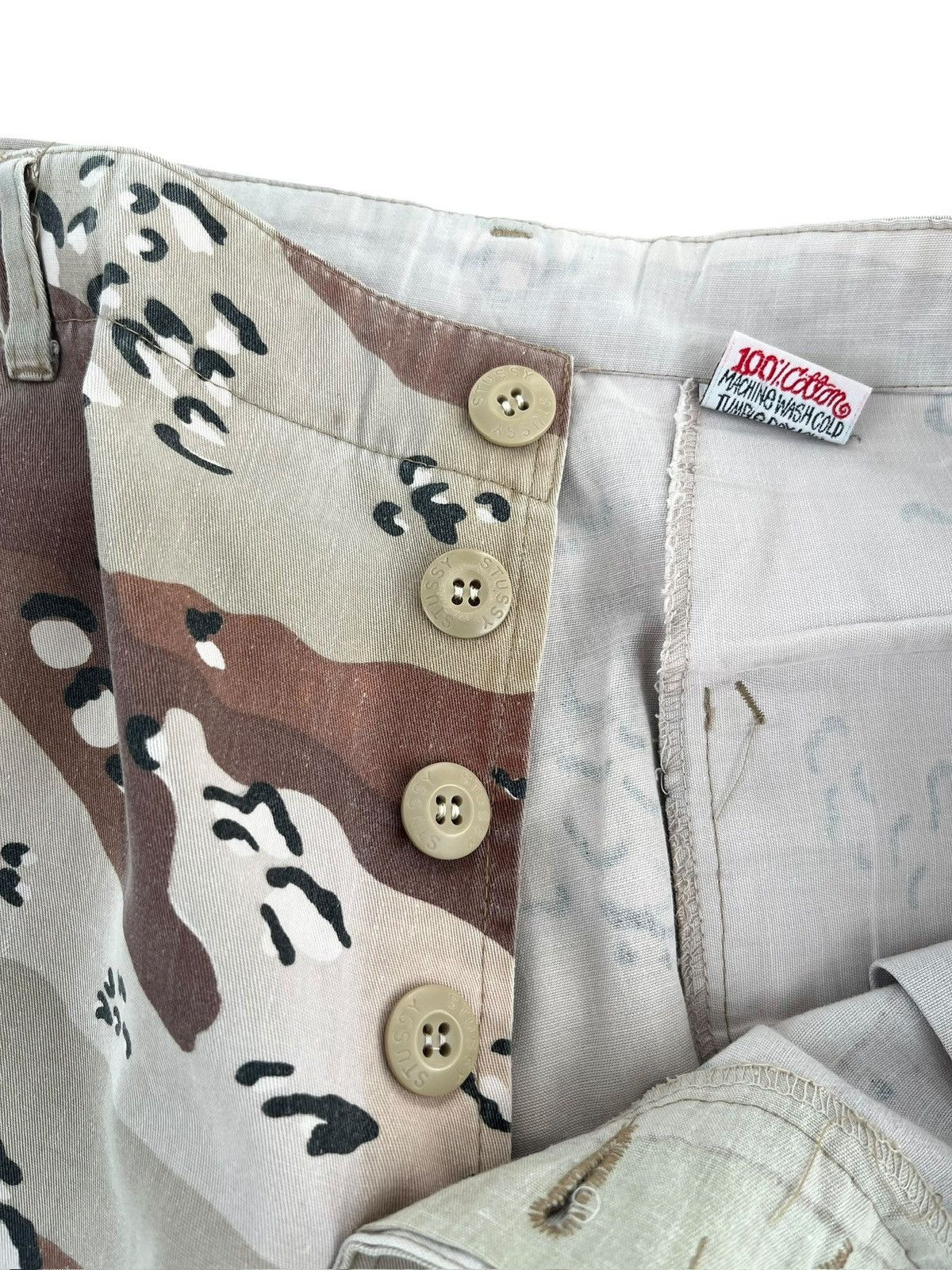 Stussy Vintage Stussy Camo Cargo Short Size US 32 / EU 48 - 3 Thumbnail
