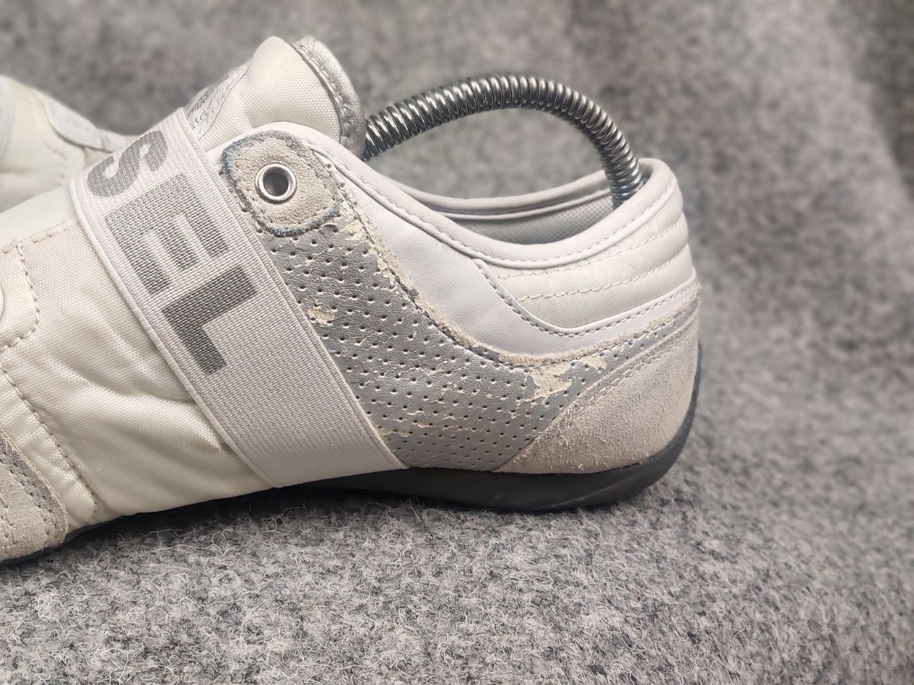 Diesel Vintage 90's Diesel Korbin II Suede rubber Low Sneakers Y2K Size US 7.5 / EU 40-41 - 15 Thumbnail