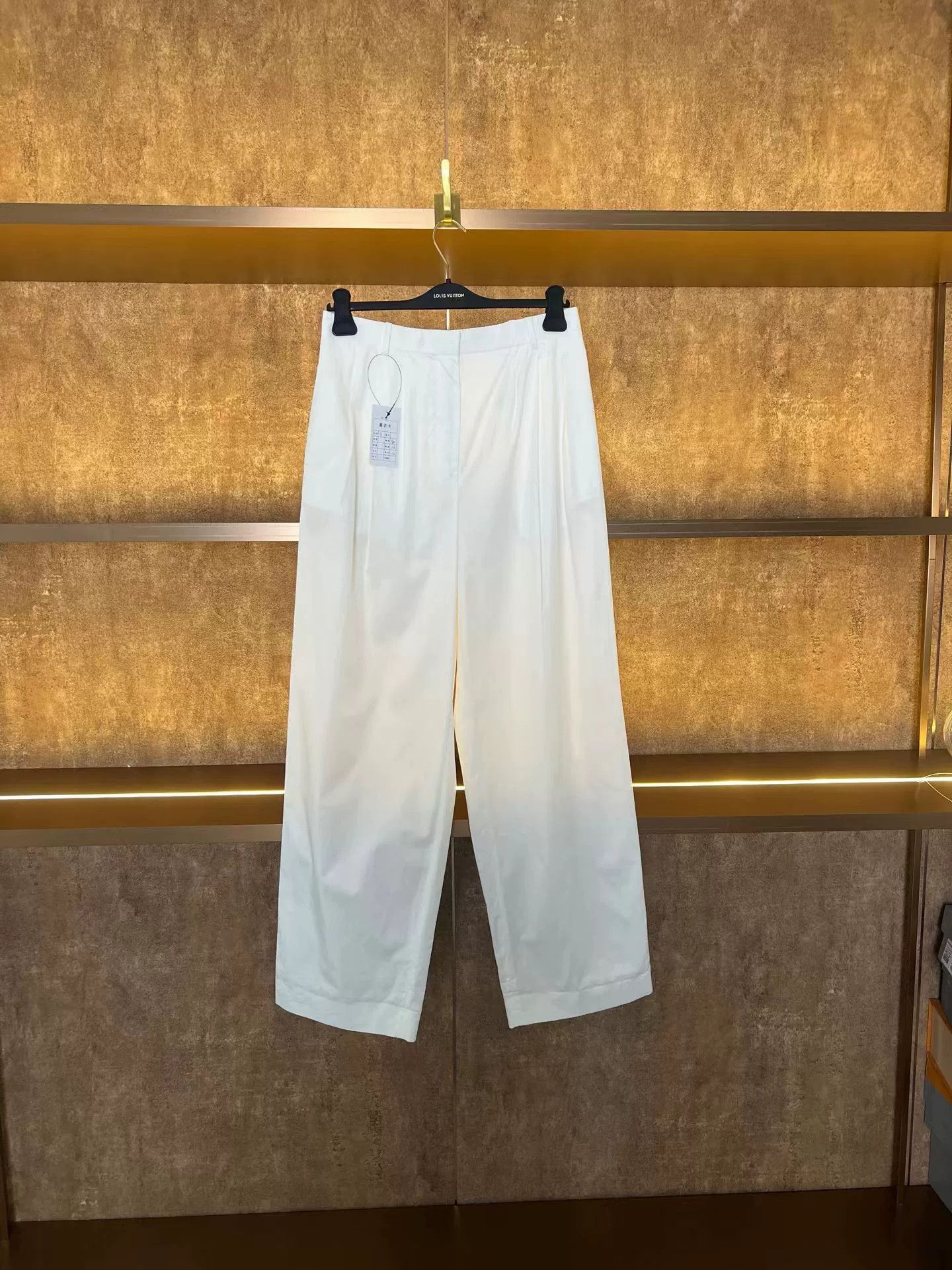 The Row The Row White Wide-Leg Pants Size 38" / US 16 / IT 52 - 1 Thumbnail