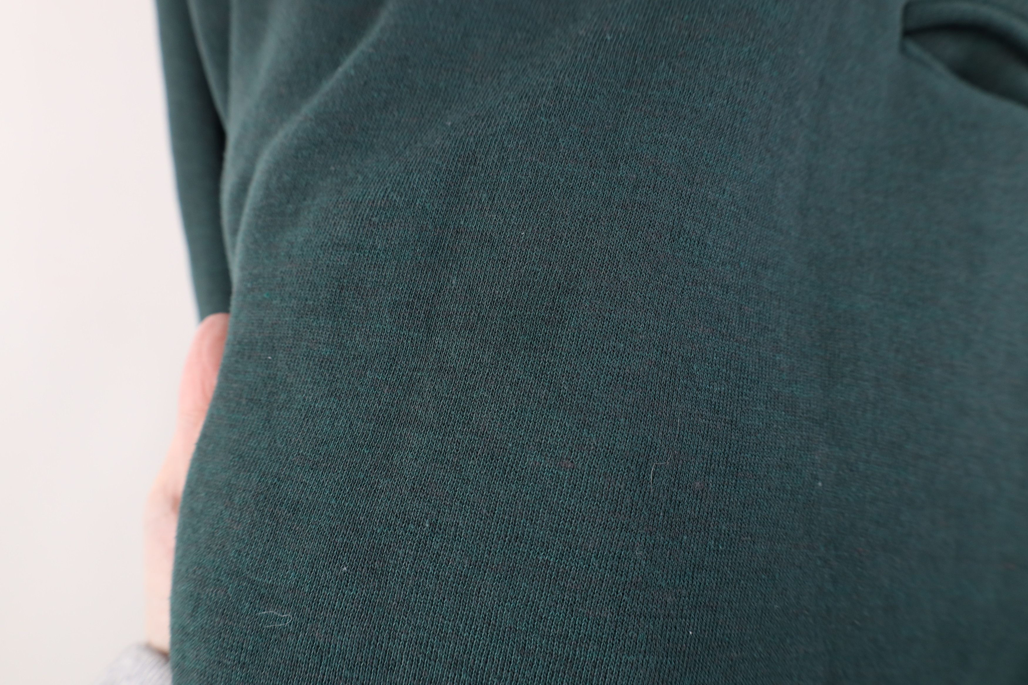 Vintage Vintage 90s Streetwear Collared Pullover Sweatshirt Green Size US XL / EU 56 / 4 - 4 Thumbnail