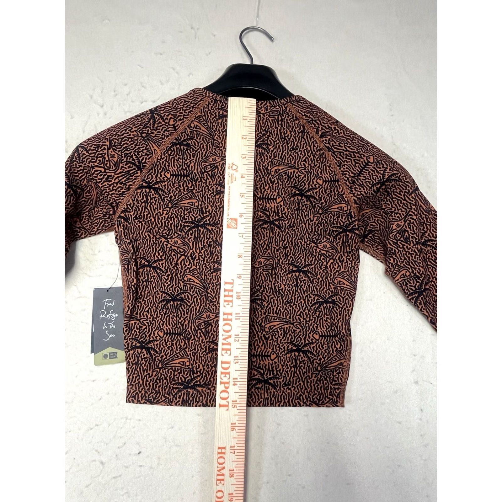 Vintage Salty Crew Womens Crop Top XS Orange Long Sleeve UPF 40+ Sun Protective T-Shirt Size XS / US 0-2 / IT 36-38 - 4 Thumbnail