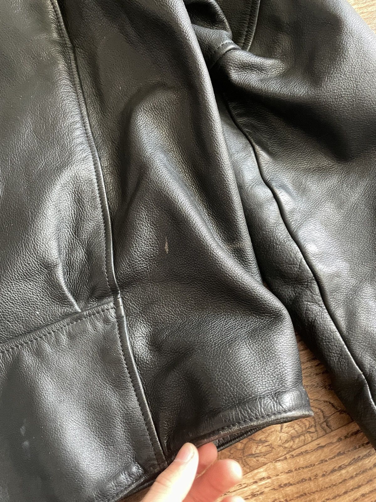 Harley Davidson × Vintage CRAZY HARLEY DAVIDSON LEATHER JACKET Size US XL / EU 56 / 4 - 16 Thumbnail