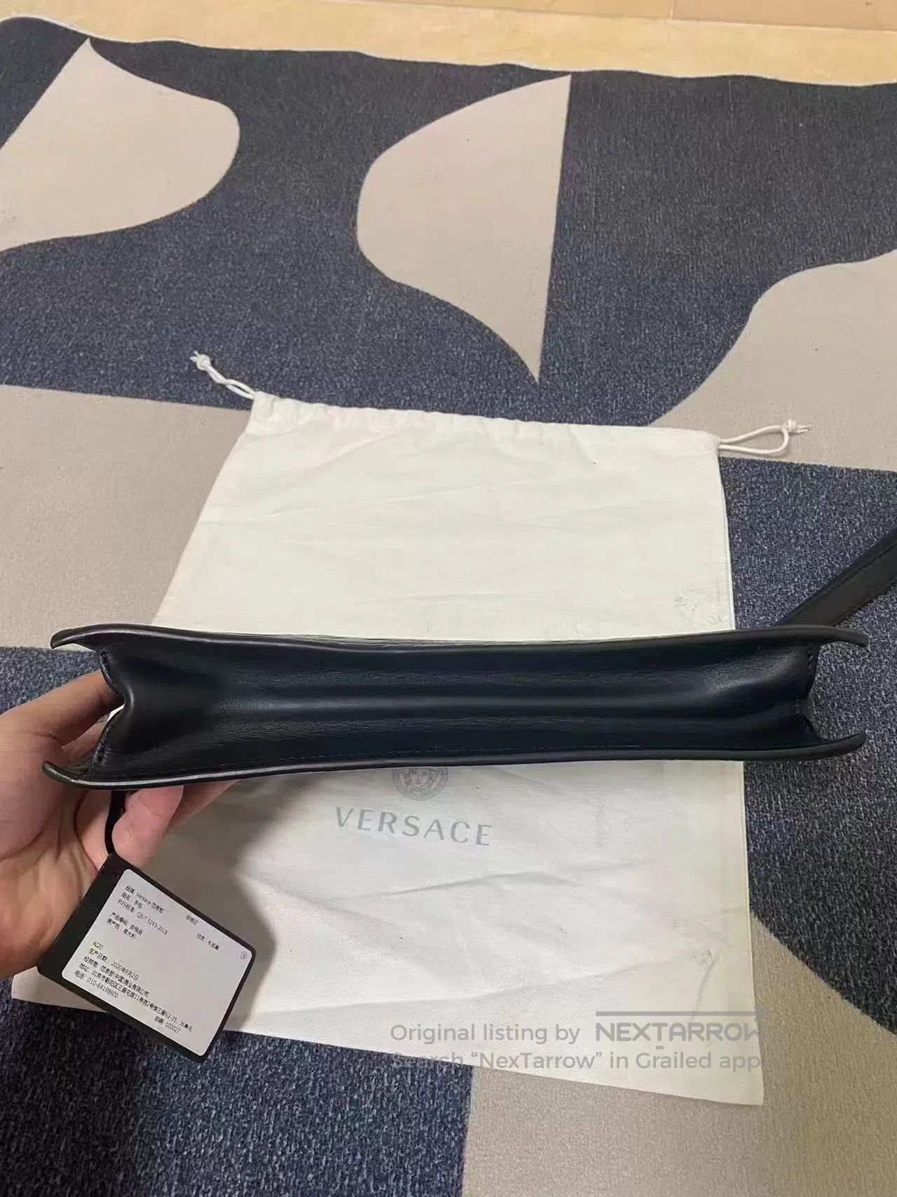 Versace Versace Barocco Print Cowhide Clutch. Size ONE SIZE - 4 Thumbnail