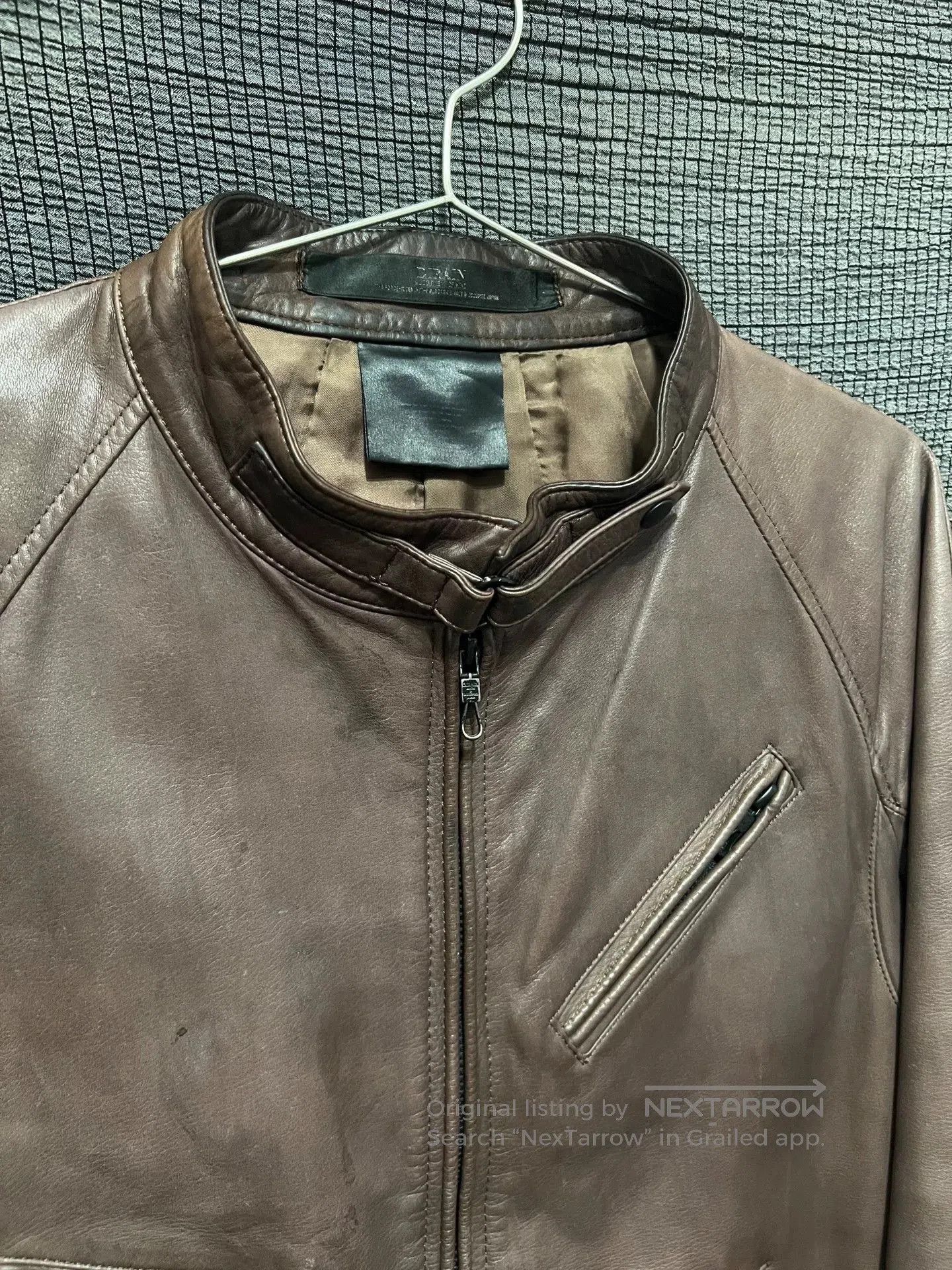 Dirain Rare Brown Leather Jacket by Dirain_Tokyo. Size US S / EU 44-46 / 1 - 3 Thumbnail