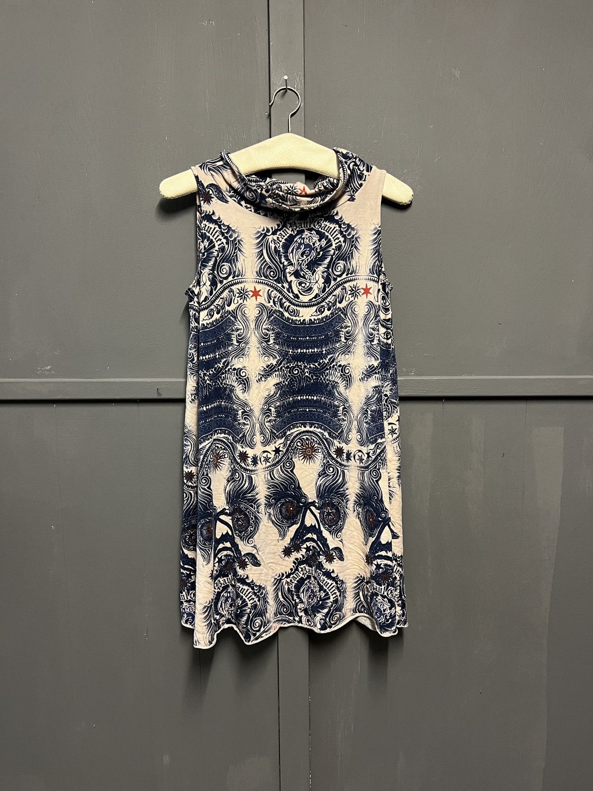 Jean Paul Gaultier Jean paul gaultier high neck long dress tribal print Size M / US 6-8 / IT 42-44 - 1 Thumbnail