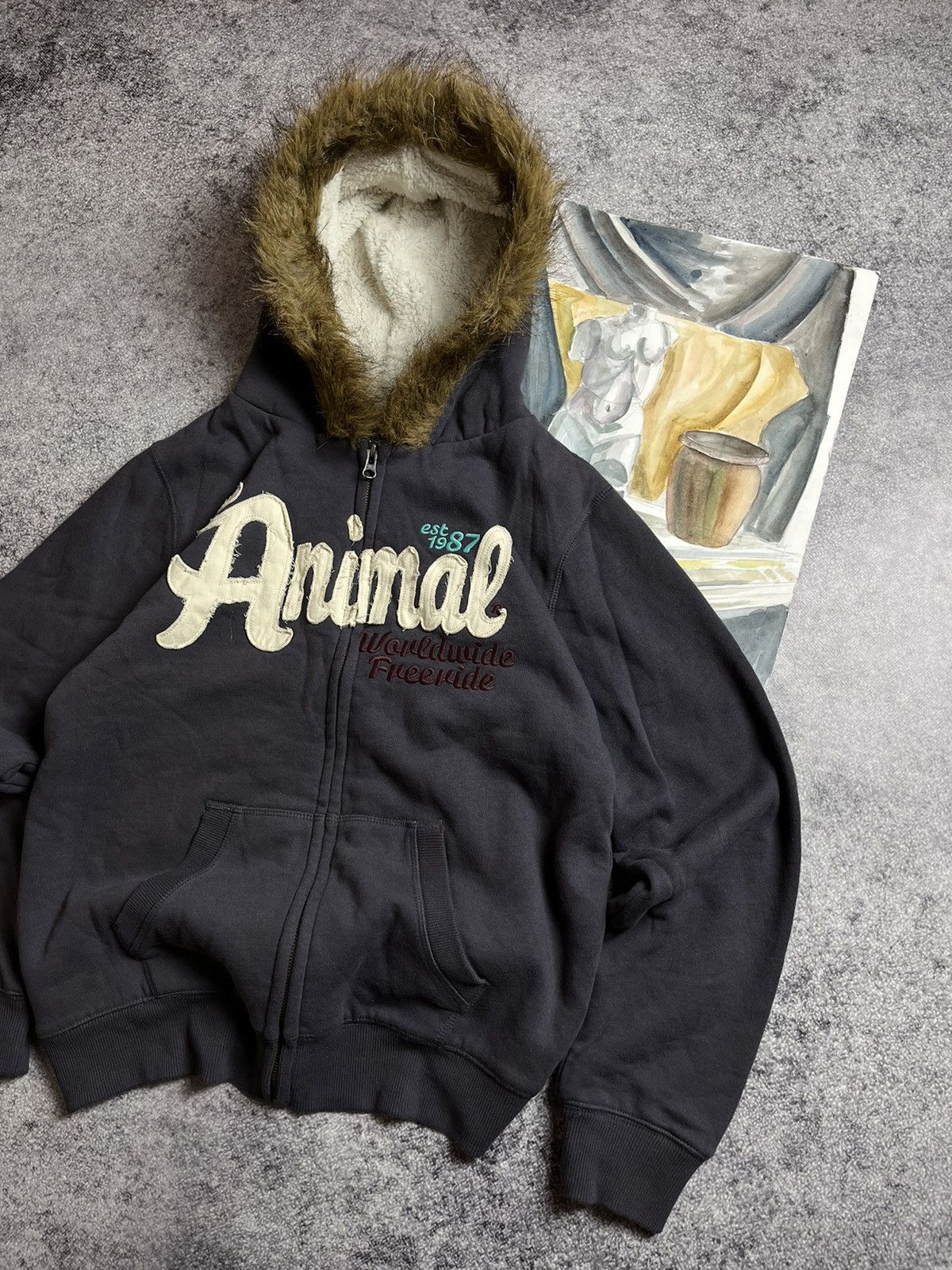 If Six Was Nine Fur Hoodie | Grailed
