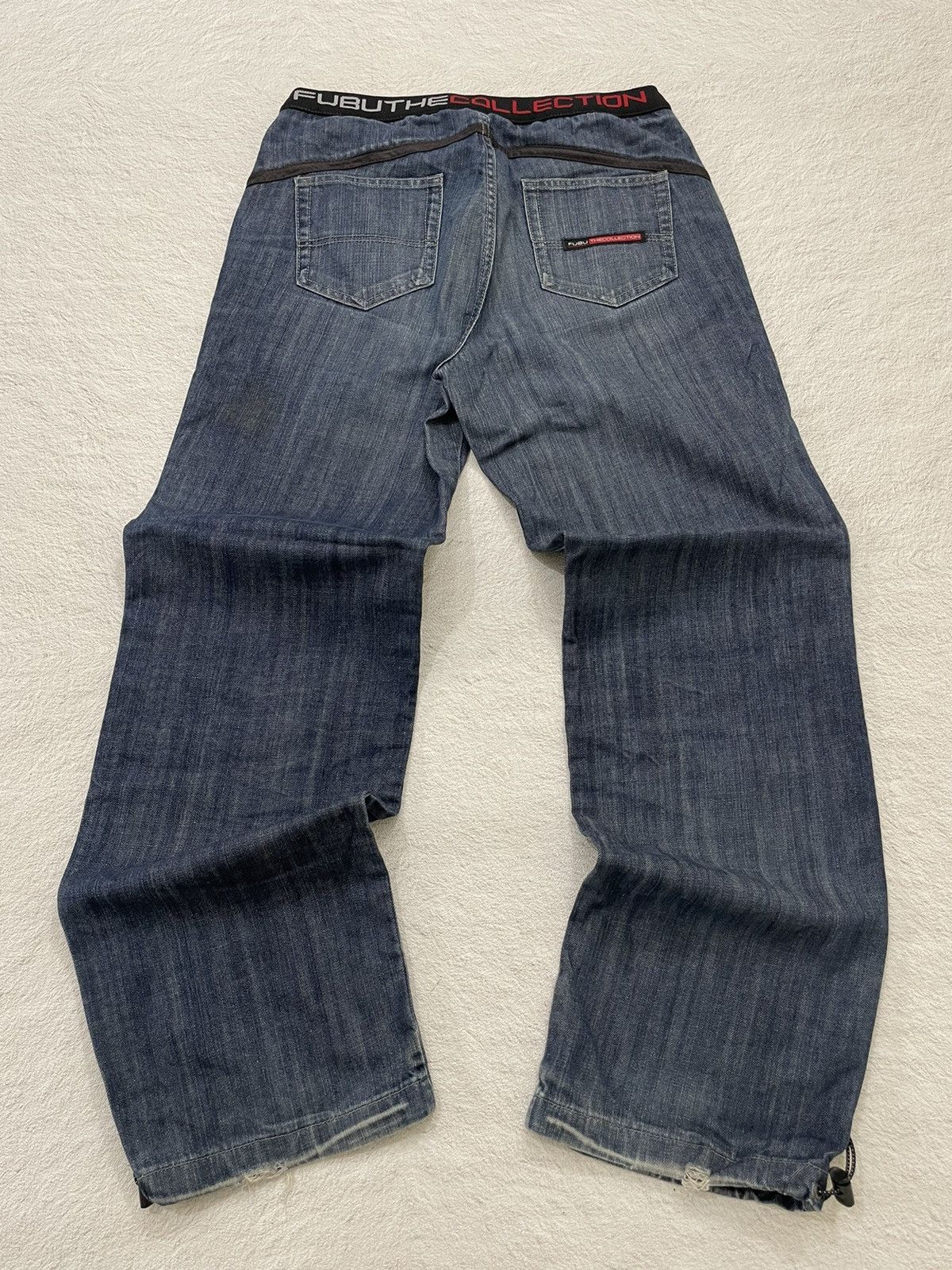 Fubu 2000s Fubu Poem Baggy denim y2k style Size US 30 / EU 46 - 5 Thumbnail