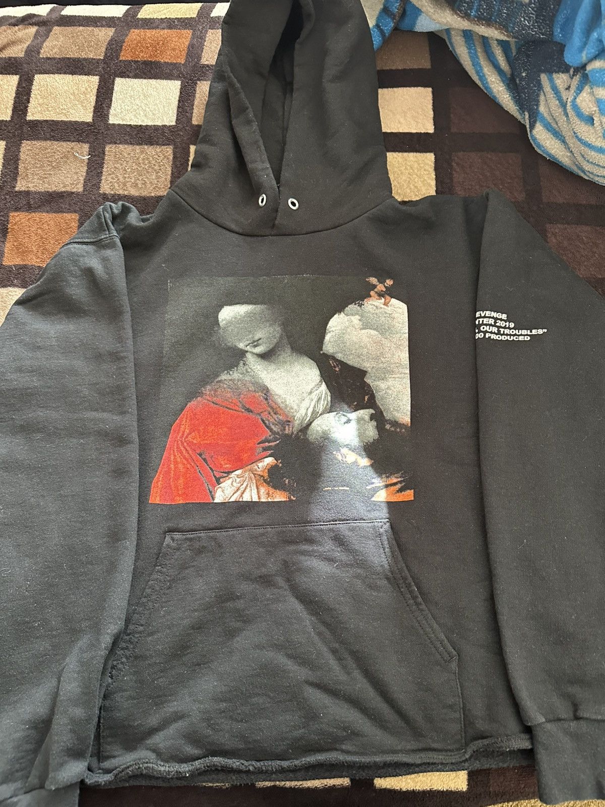 Our gods, our troubles” revenge hoodie