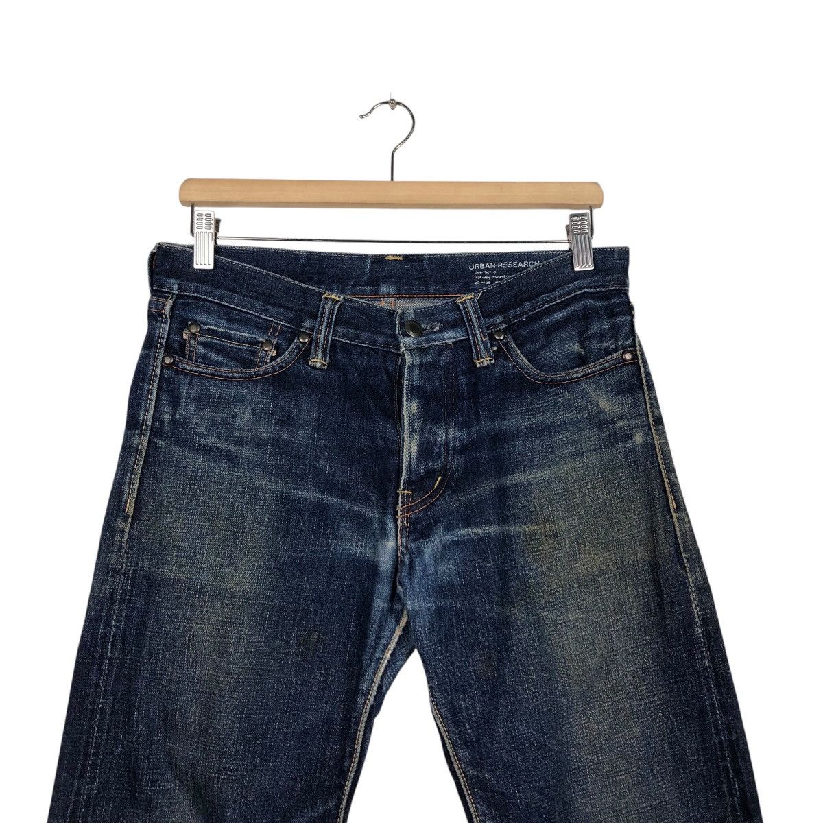 Japanese Brand 📌Vintage Denim Jeans Urban Research Redline Issey Miyake Size US 32 / EU 48 - 4 Thumbnail