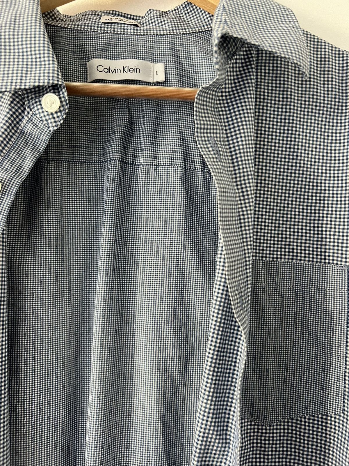 Calvin Klein CK short sleeve button up Size US L / EU 52-54 / 3 - 3 Thumbnail
