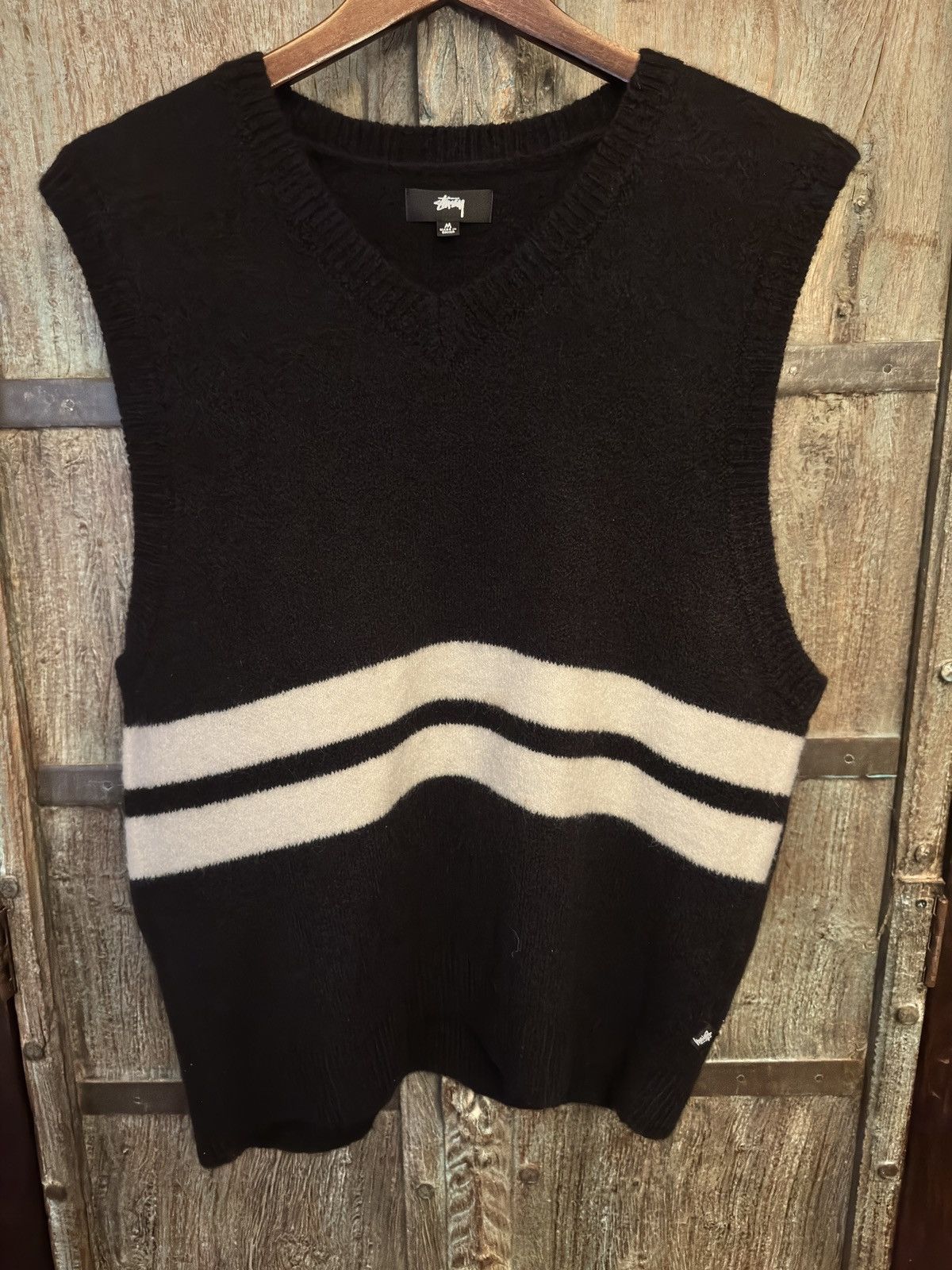 Stussy Brushed Mohair Vest in Black Size US M / EU 48-50 / 2 - 1 Thumbnail