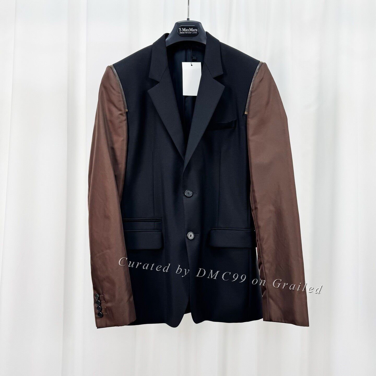 Givenchy Givenchy Zipper Paneled Blazer Size US S / EU 44-46 / 1 - 1 Thumbnail