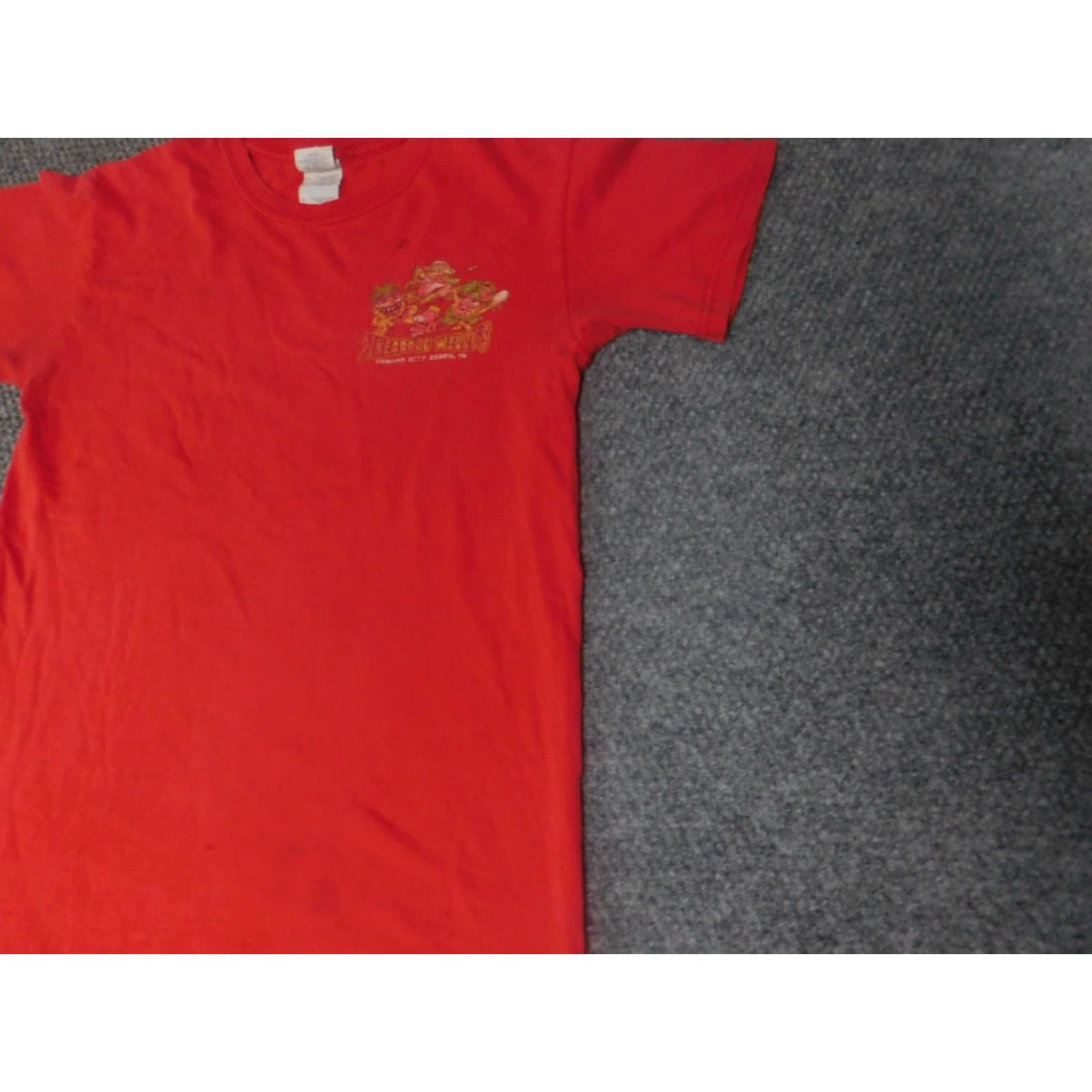 Gildan Pineapple Willie Mens Shirt Small red Gildan T-Shirt City Panama City Florida Crew Neck Short Sleeve Cotton Spandex Logo Vintage No Size US S / EU 44-46 / 1 - 4 Thumbnail