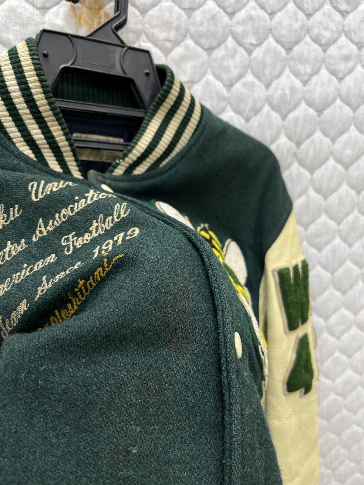 Vintage 🔥🔥🔥STEALS VTG HORNET AMERICAN FOOTBALL VARSITY JACKET Size US M / EU 48-50 / 2 - 12 Thumbnail