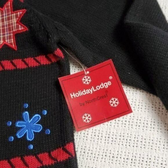 Vintage Northcrest Holiday Lodge Embroidered Embellished Collared Fu Size M / US 6-8 / IT 42-44 - 7 Thumbnail