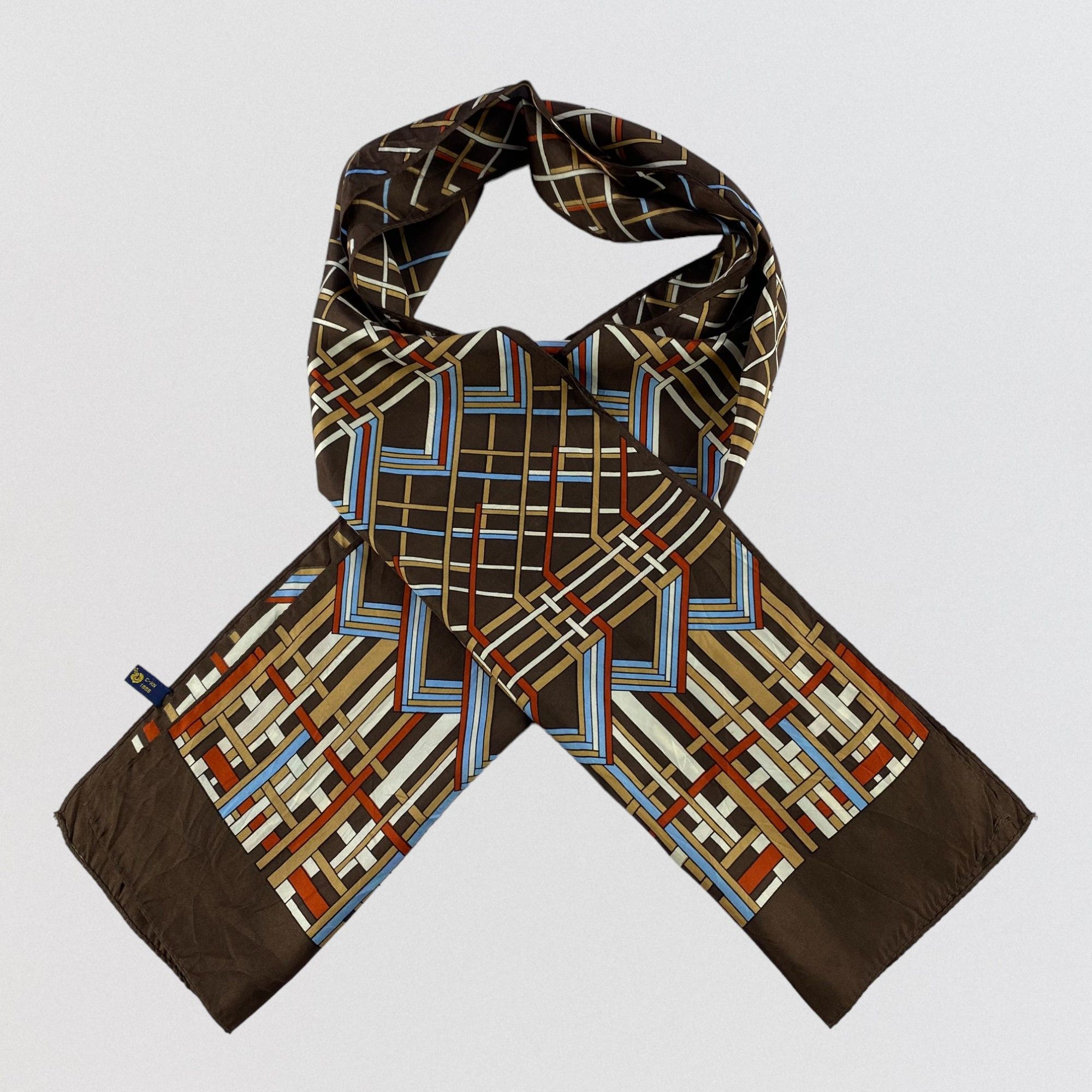 Japanese Brand × Vintage Vintage Abstract Silk Scarf SS086 Size ONE SIZE - 1 Thumbnail