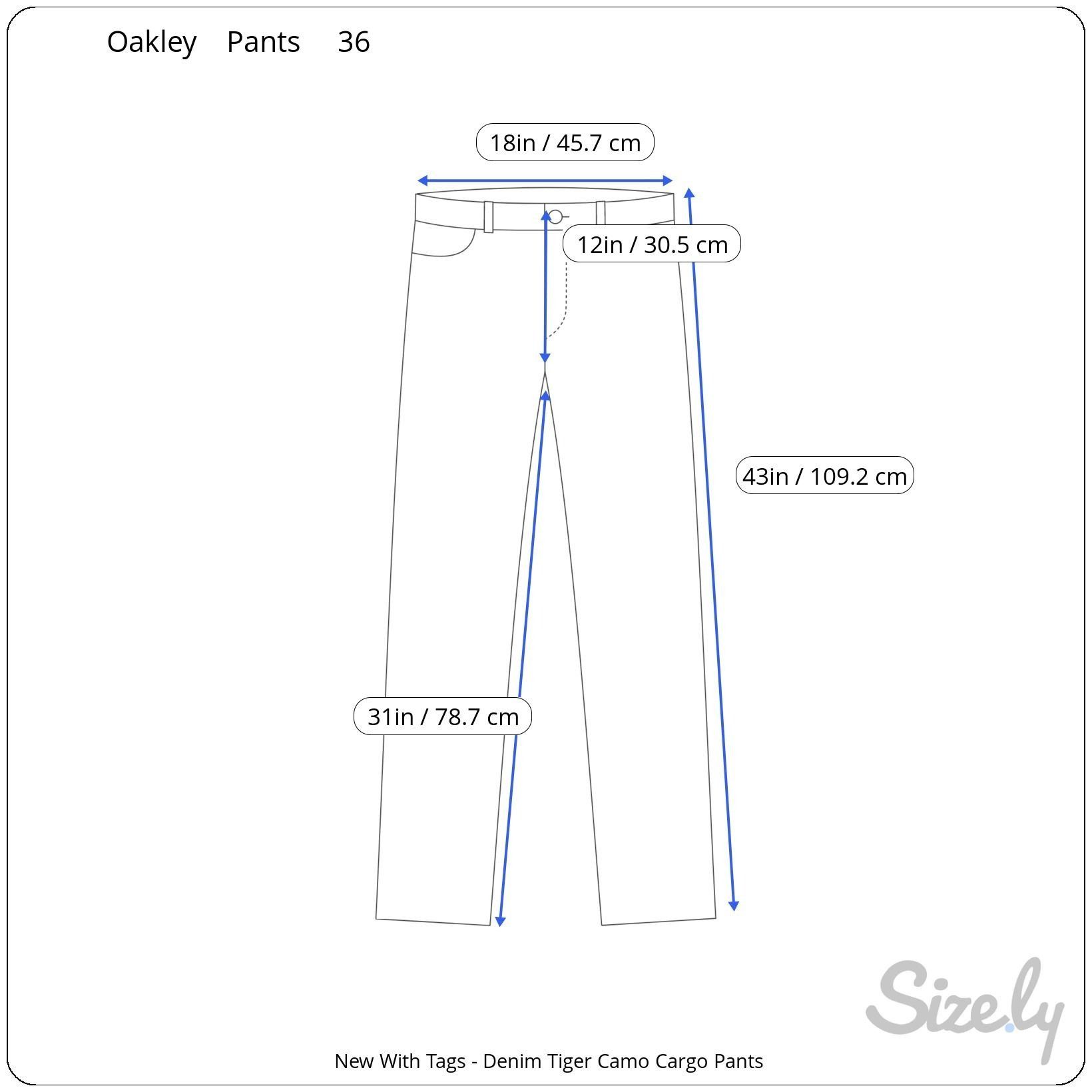 Oakley Oakley Mens Size 36 New Tiger Camo Cargo Pants Hunting Tacti Size US 36 / EU 52 - 5 Thumbnail
