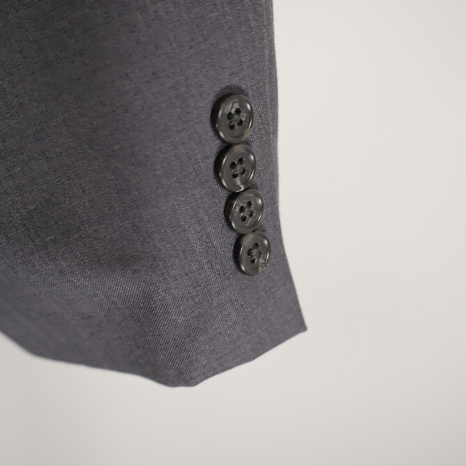 Joseph Abboud Joseph Abboud Wool Blend Gray 2 Button Blazer 42R Size 42R - 3 Thumbnail