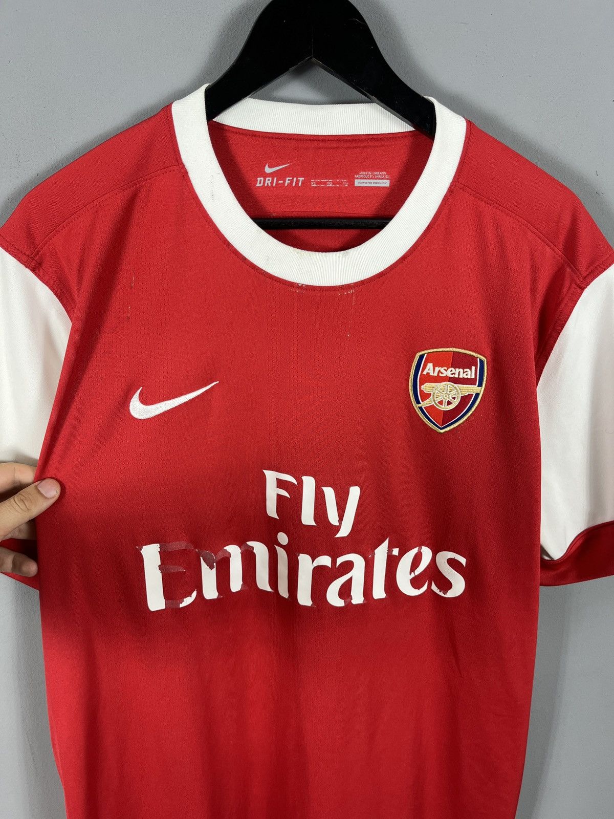 Nike Vintage Arsenal Jersey 2010 Size US XL / EU 56 / 4 - 2 Thumbnail