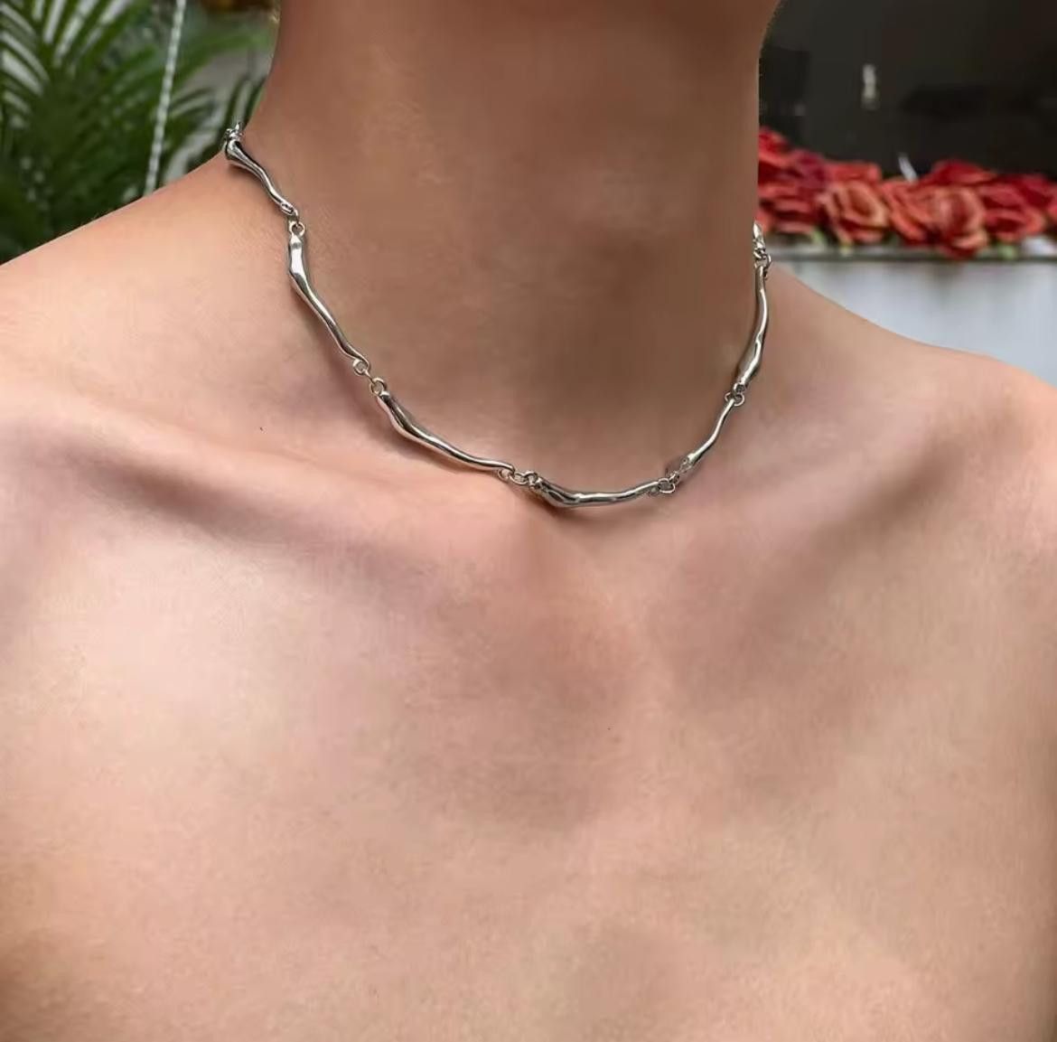 Jewelry Y2K Silver Necklace Size ONE SIZE - 3 Thumbnail
