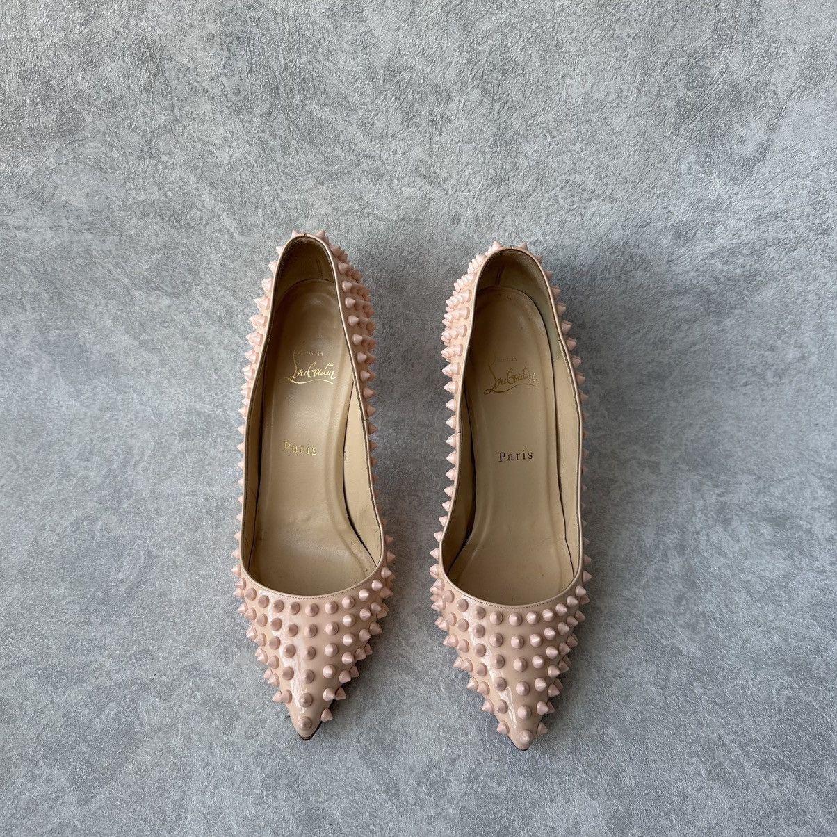 Christian Louboutin Christian Louboutin Pink Patent Leather Pigalle High Heels Size US 9 / IT 39 - 4 Thumbnail