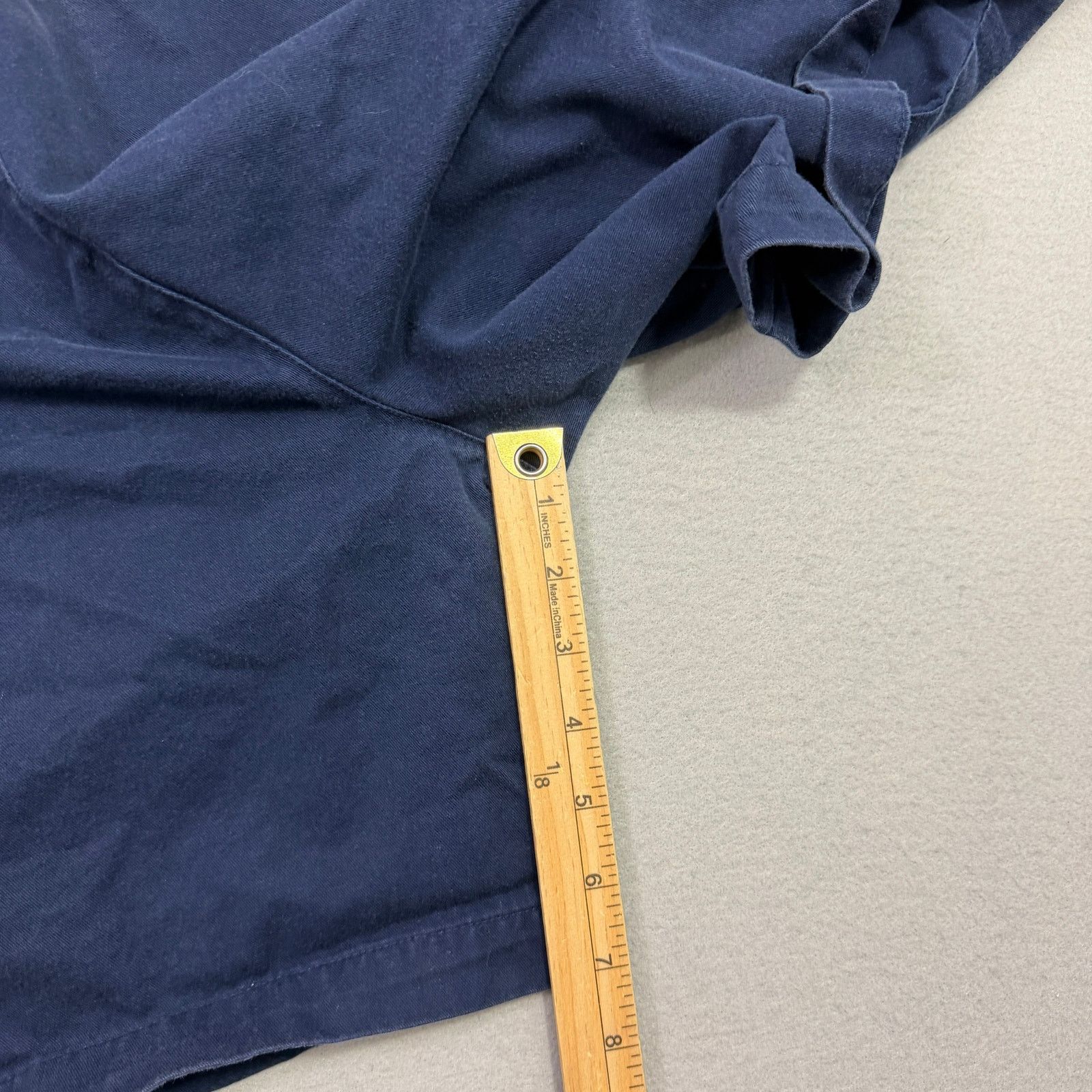 Tommy Hilfiger Vintage Tommy Hilfiger Pleated Chino Shorts 38 Blue 7 Inseam Size US 38 / EU 54 - 8 Thumbnail