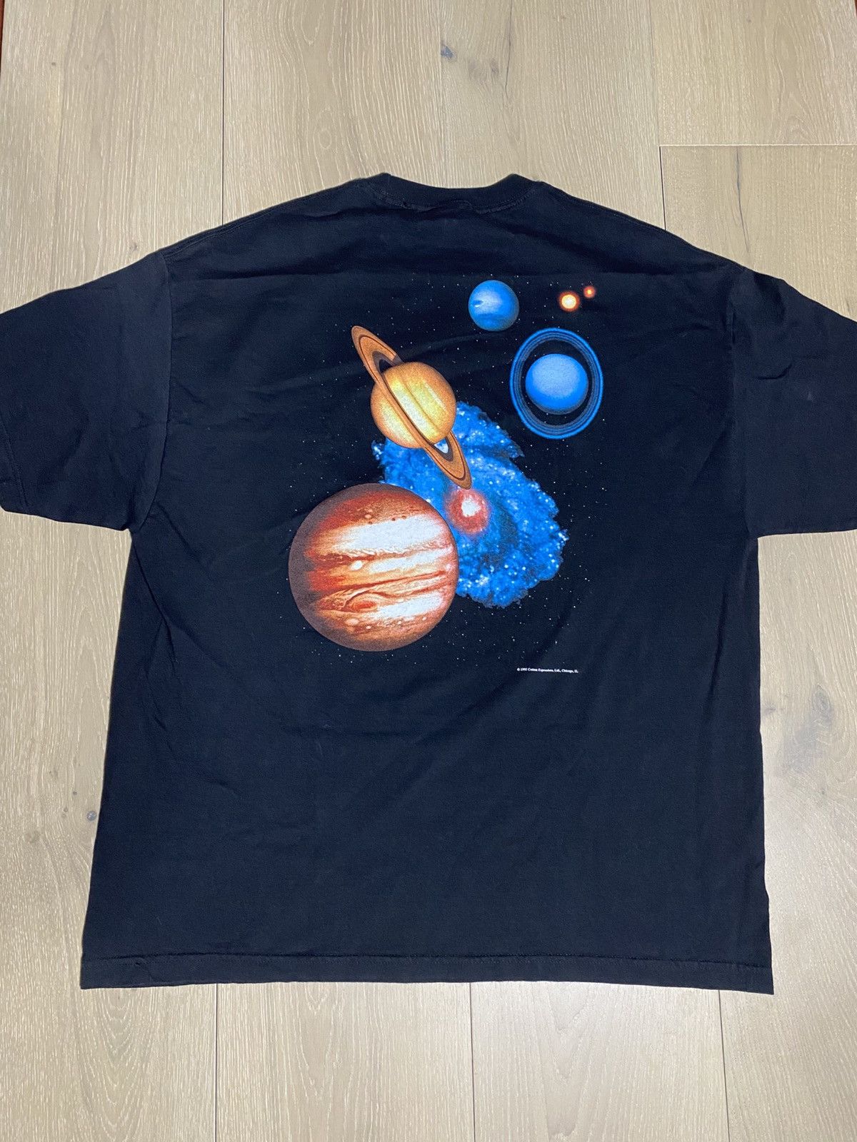 Vintage 1995 Cotton Expressions Galaxy Tee Size US XXL / EU 58 / 5 - 2 Thumbnail