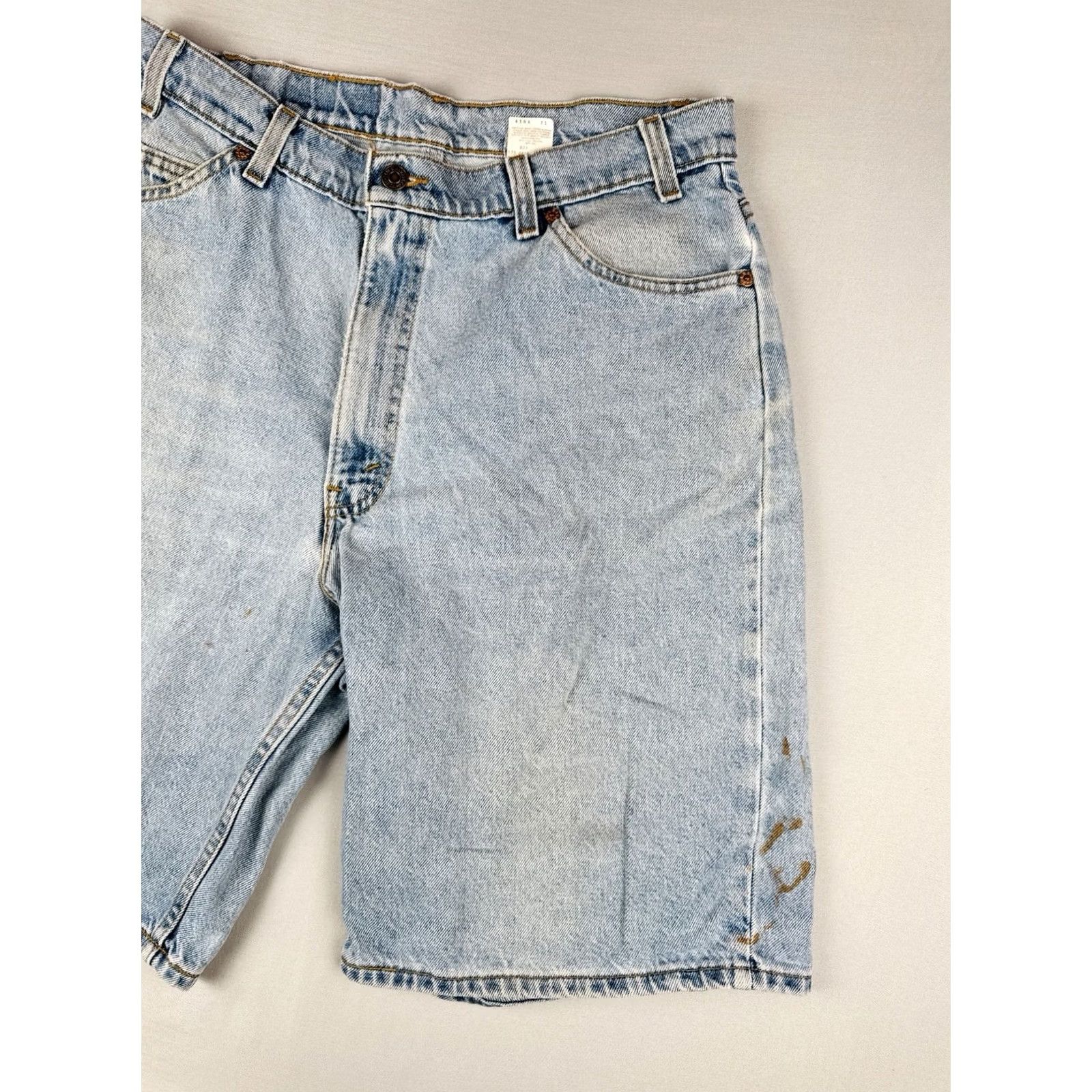 Levi's VINTAGE Levi’s 560 Orange Tab USA Denim Shorts Light Wash 34 Brown? Size US 34 / EU 50 - 7 Thumbnail