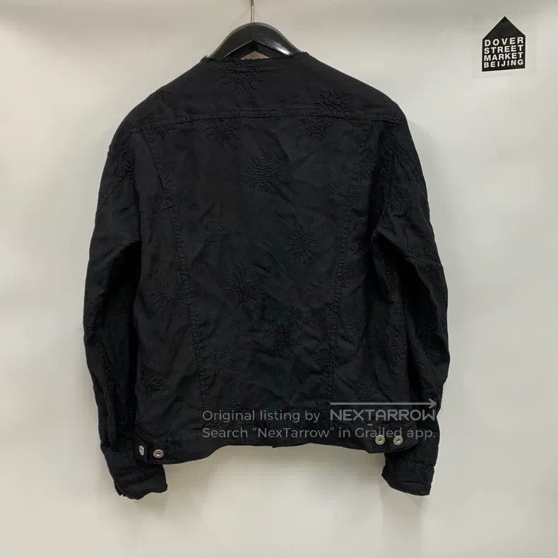 Comme des Garcons Comme Des Garcons Collarless wool embroidery coat Size XL / US 12-14 / IT 48-50 - 2 Thumbnail