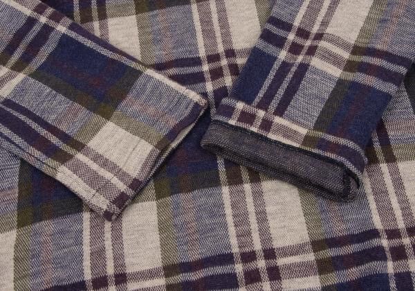 Yohji Yamamoto Yohji Yamamoto｜1990s Wool Blend Check Top Size US L / EU 52-54 / 3 - 4 Thumbnail