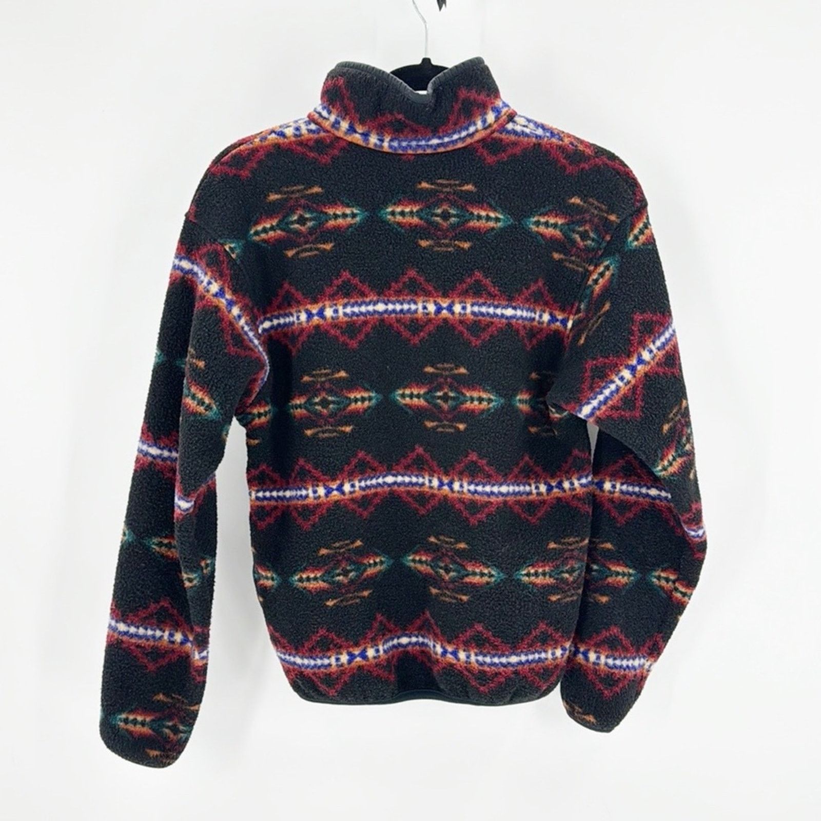 Obermeyer Vintage Obermeyer indigenous Print Fleece pullover sweater S Size S / US 4 / IT 40 - 2 Thumbnail