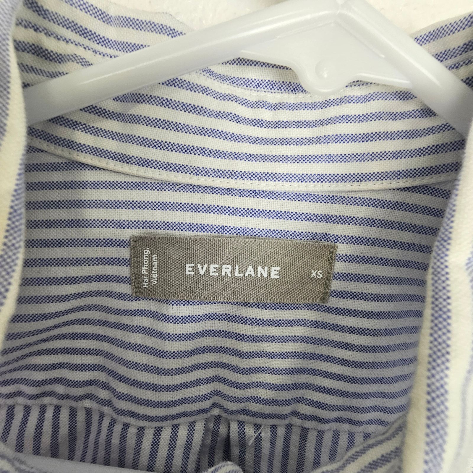 Everlane Everlane Shirt Blue Striped Button Down Long Sleeve Shirt XS Size US XS / EU 42 / 0 - 6 Thumbnail