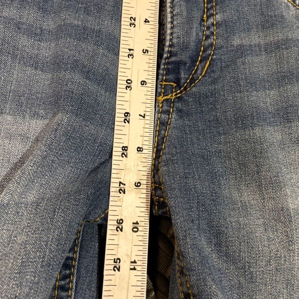 Vintage Seven7 Jeans Blue Skinny Mid Rise Denim Jeans Women's Size 4 Size 27" / US 4 / IT 40 - 6 Thumbnail
