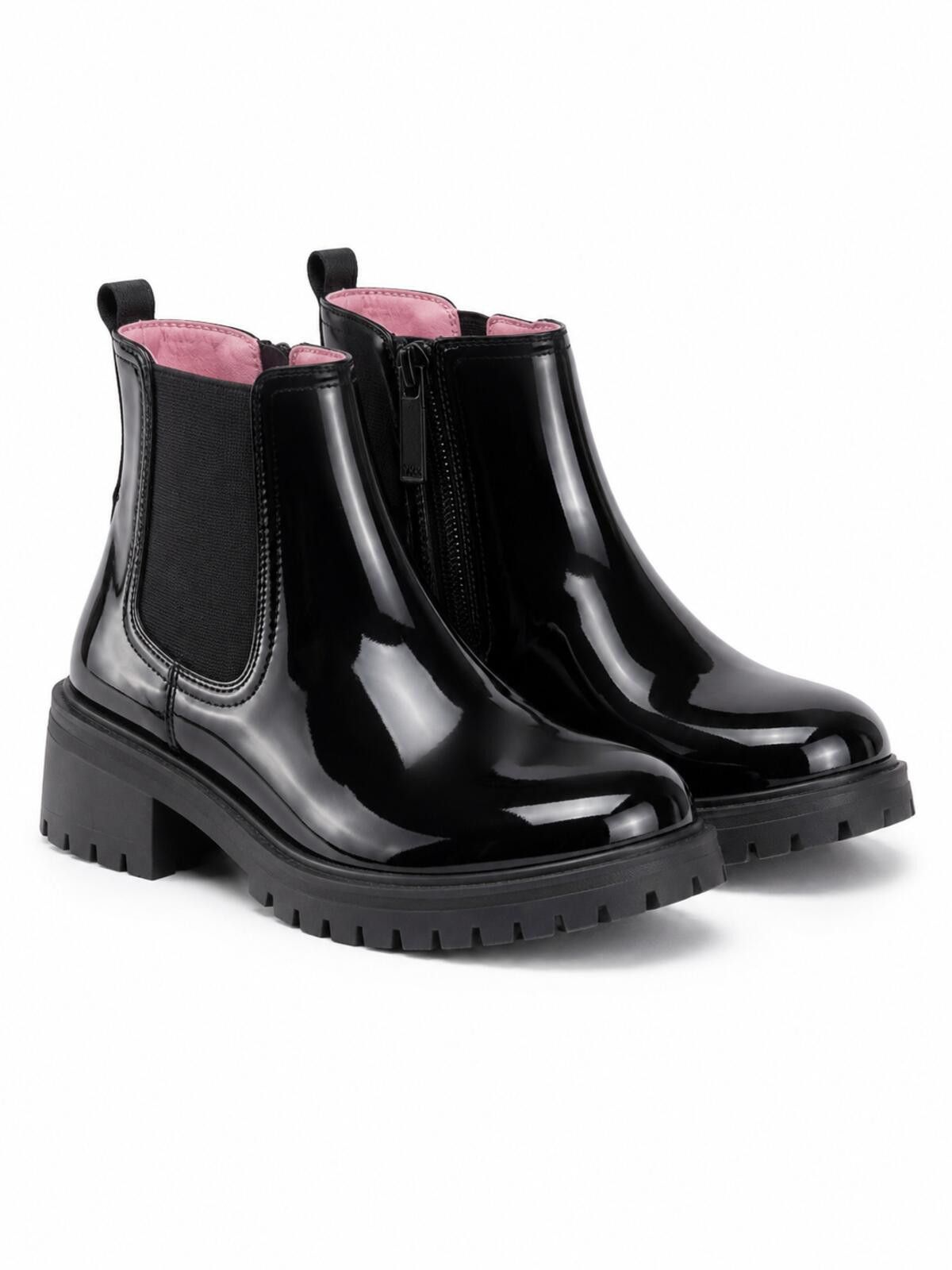 Nordstrom NEW Nordstrom Kids Jaymes Chelsea Black Boots Side Zip 2Y Size US 4 / IT 34 - 1 Thumbnail