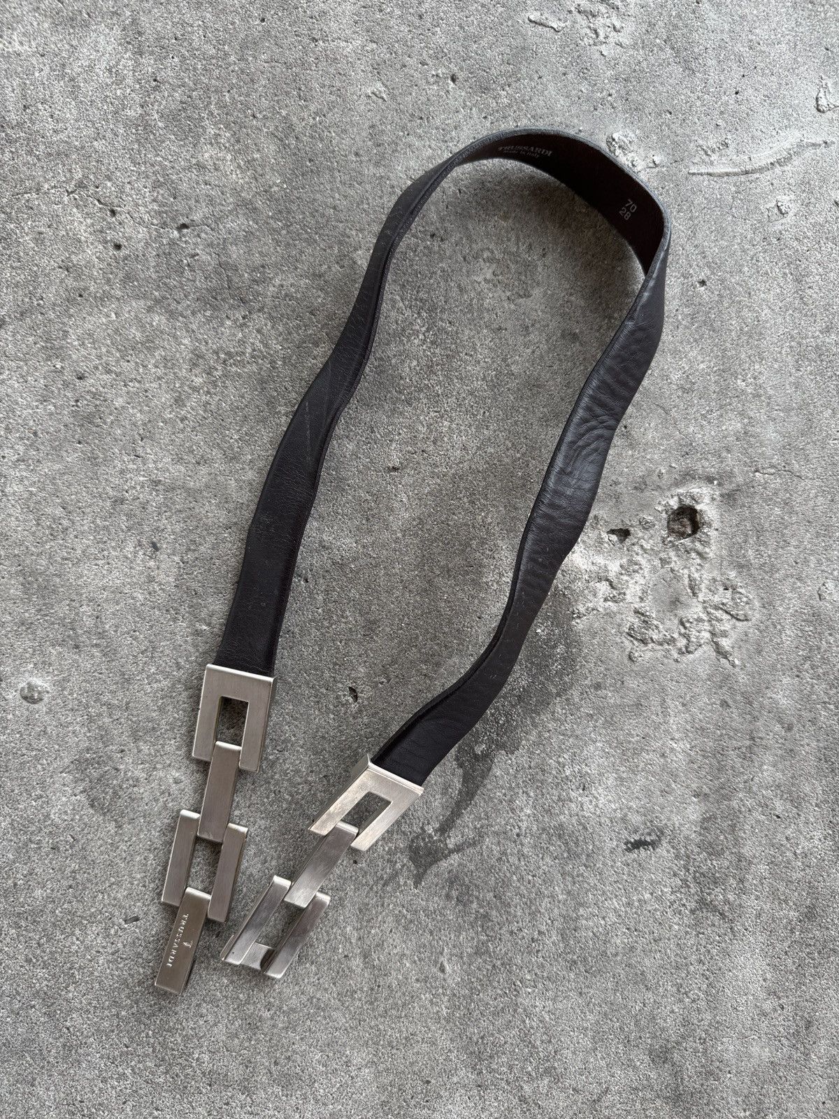 Trussardi Trussardi Leather Belt Size ONE SIZE - 4 Thumbnail