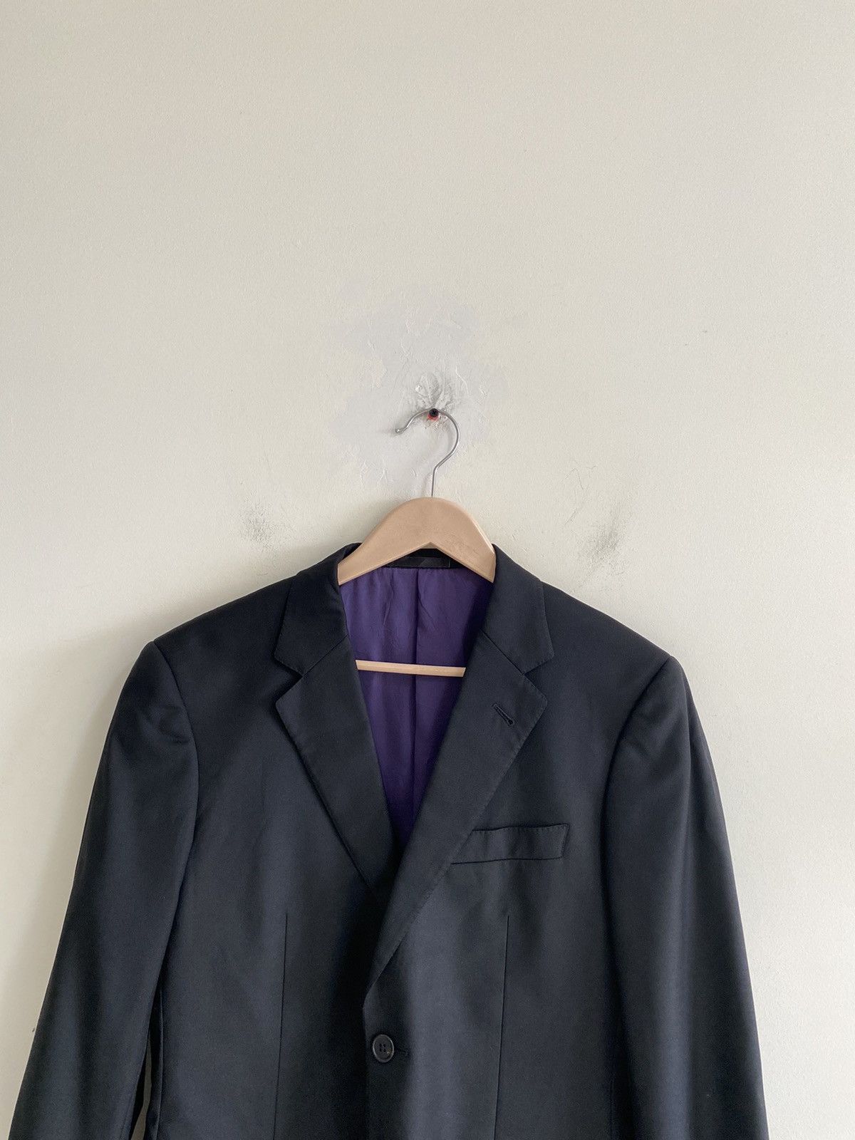 Designer × Loro Piana × Paul Smith Paul Smith X Loro Piana Black Blazer Size 38R - 2 Thumbnail