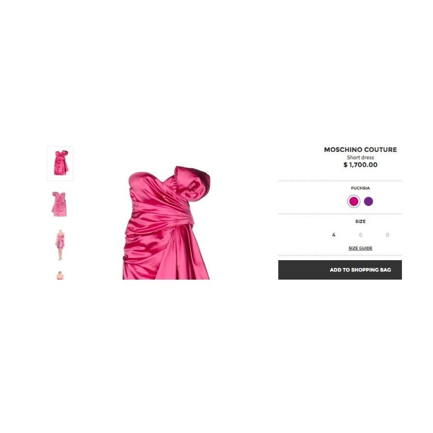Moschino SS15 Moschino Couture Jeremy Scott Barbie Mini Short Dress Size M / US 6-8 / IT 42-44 - 7 Thumbnail