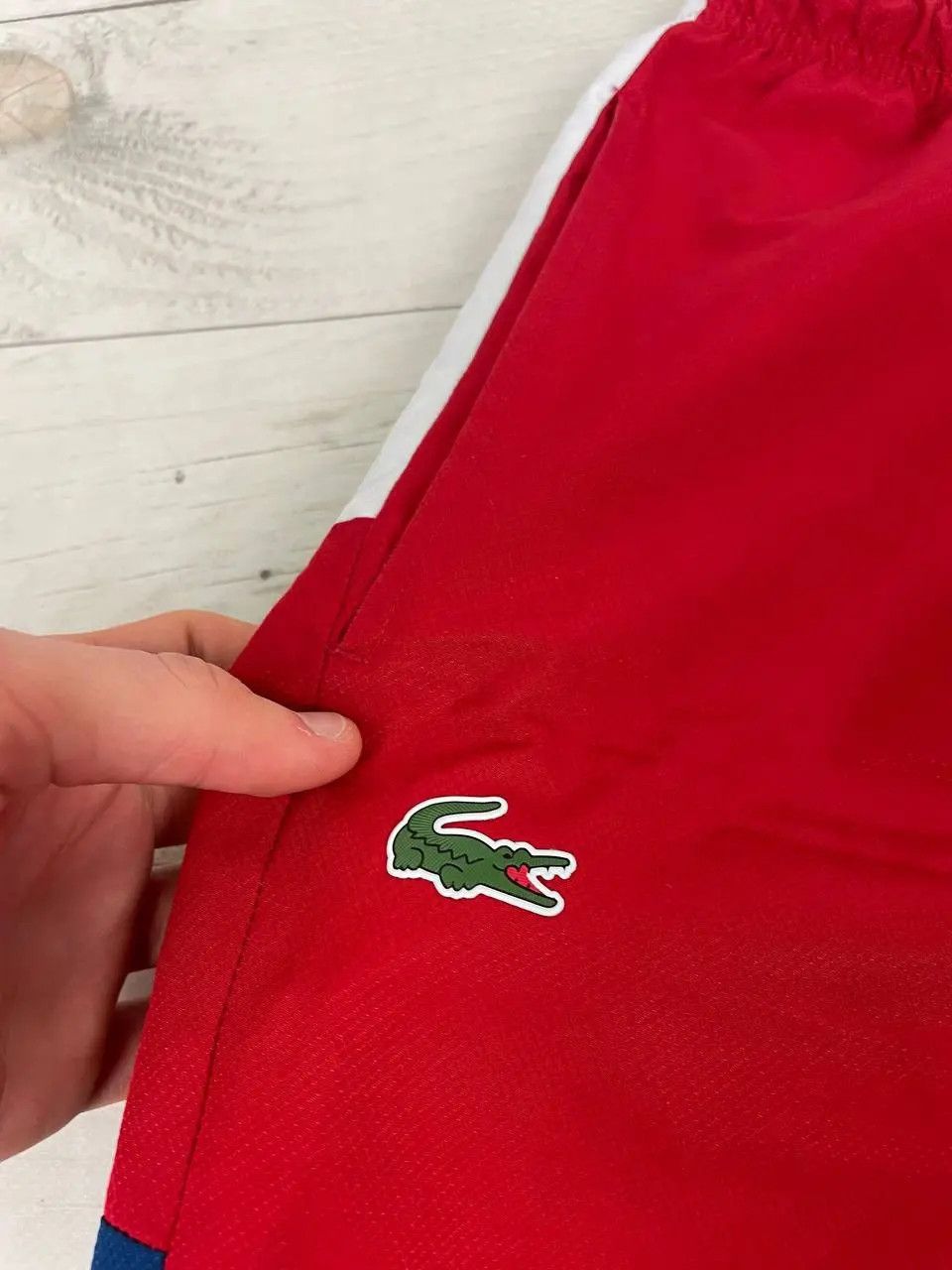 Lacoste Lacoste Nylon Track Pants Striped Y2K Size US 38 / EU 54 - 6 Thumbnail