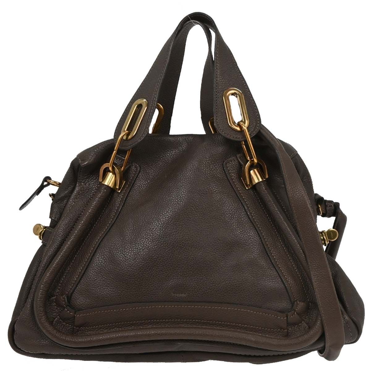 Chloe Chloe Paraty Top Handle Bag Leather Size ONE SIZE - 1 Thumbnail