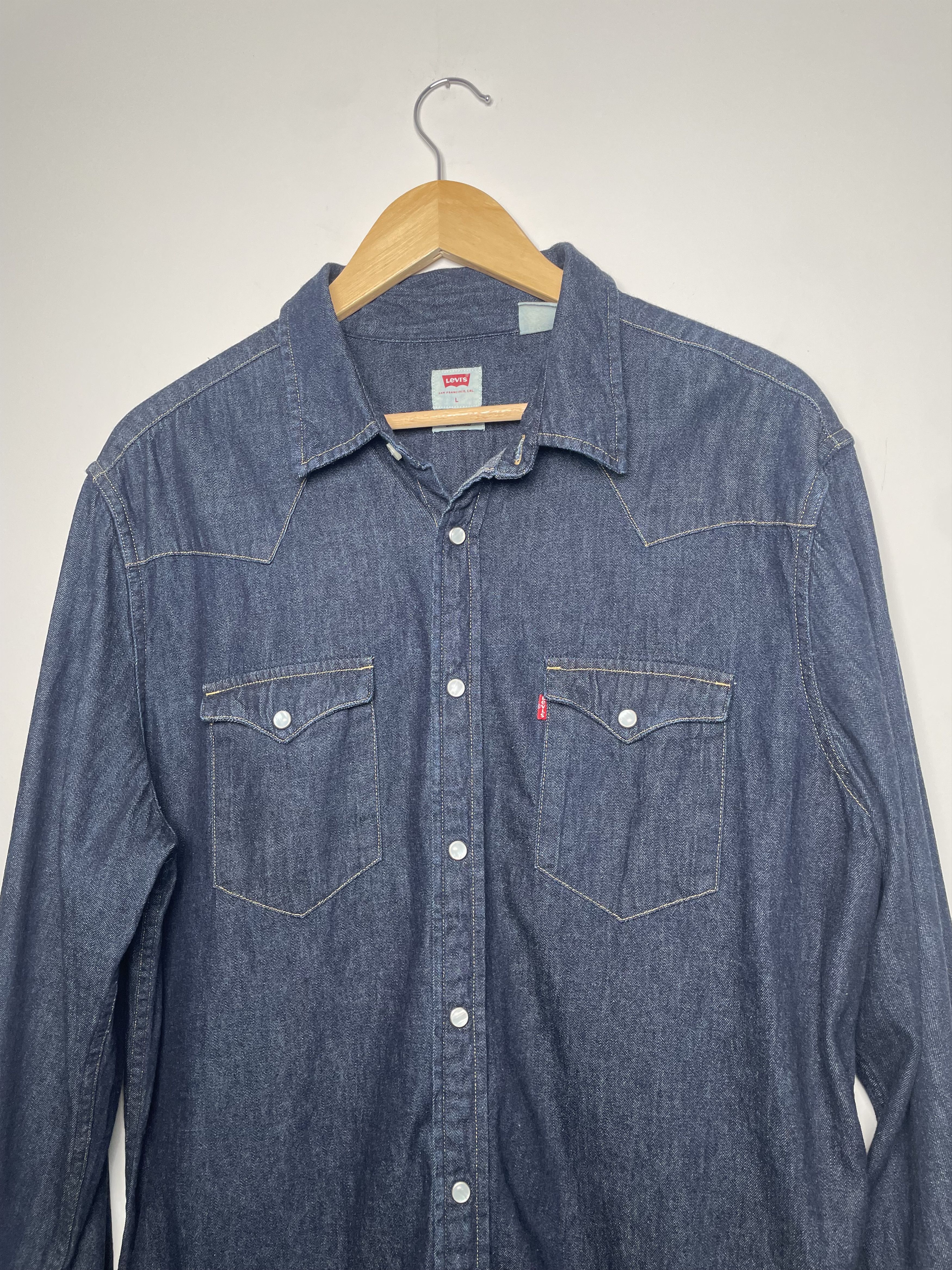 Levi's Levi’s San Francisco Denim Western Shirt L Snap Pearl Size US L / EU 52-54 / 3 - 3 Thumbnail