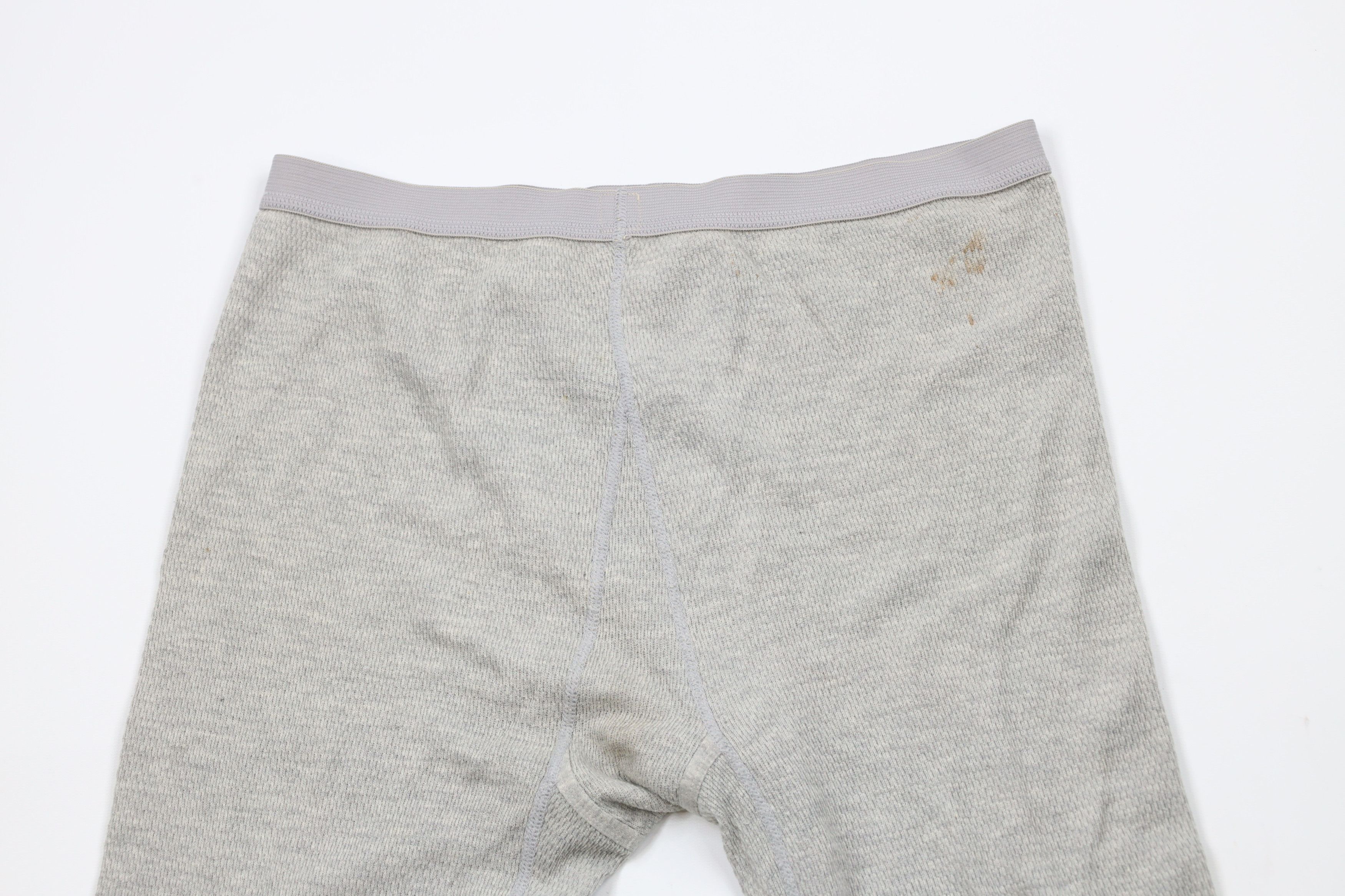 Hanes × Vintage Vintage 70s 80s Hanes Waffle Knit Base Layer Pants USA Size US 38 / EU 54 - 9 Thumbnail