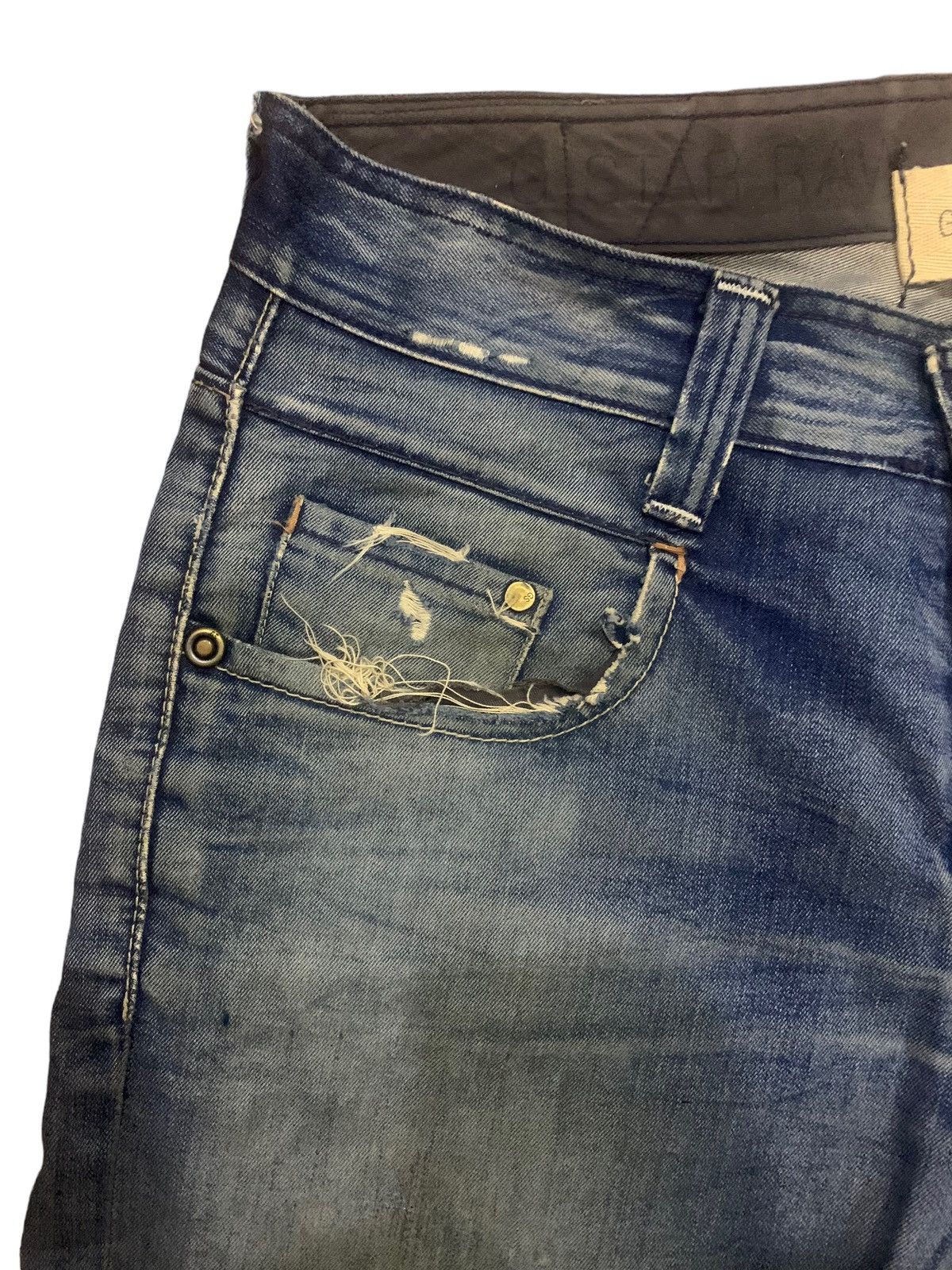 G-Star × If Six Was Nine Vintage G Star Raw ButtonFly Hype Jeans Size US 34 / EU 50 - 7 Thumbnail