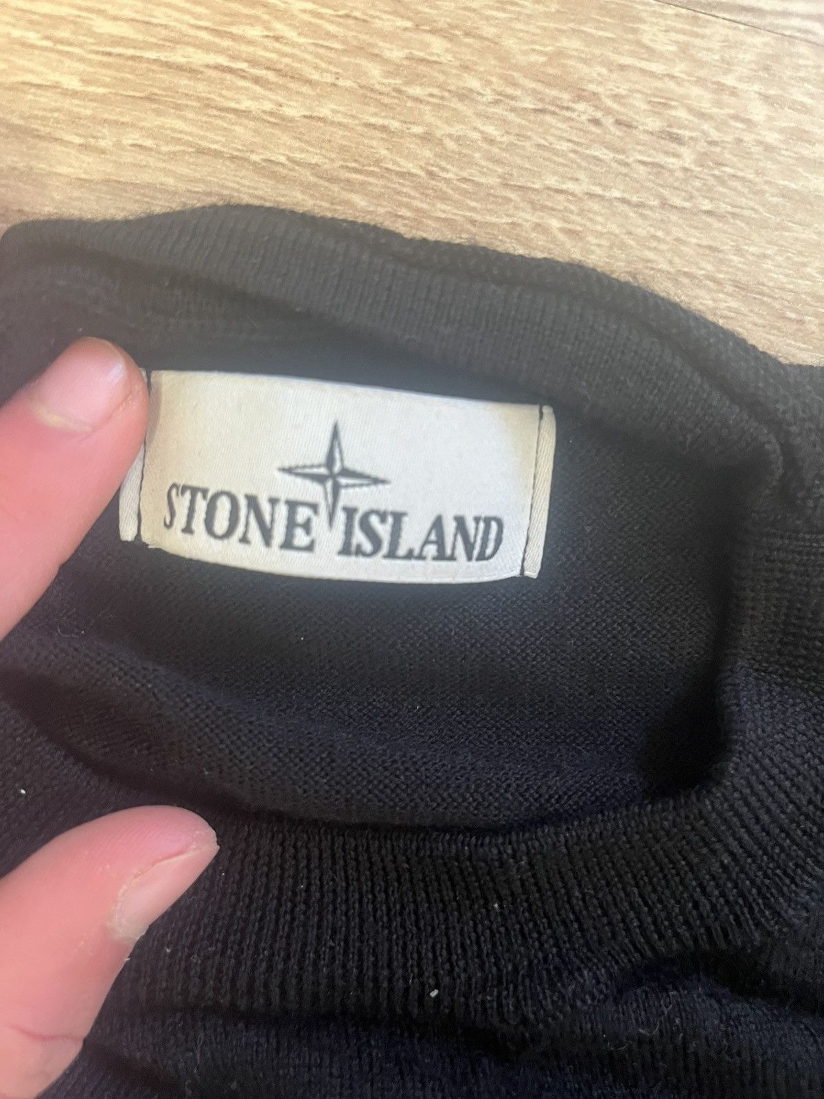 Stone Island Stone island cropped sweater black designer fashion luxury Size US M / EU 48-50 / 2 - 5 Thumbnail