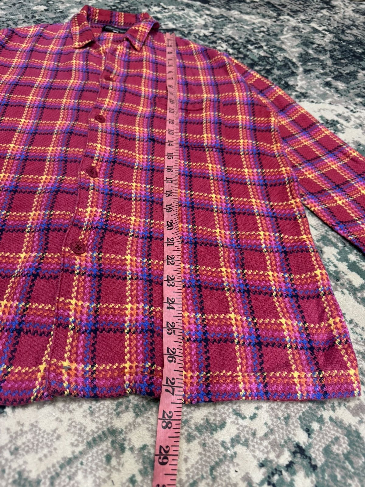 Yves Saint Laurent YSL COTTON TWEED BUTTON UP SHIRT Size US M / EU 48-50 / 2 - 3 Thumbnail