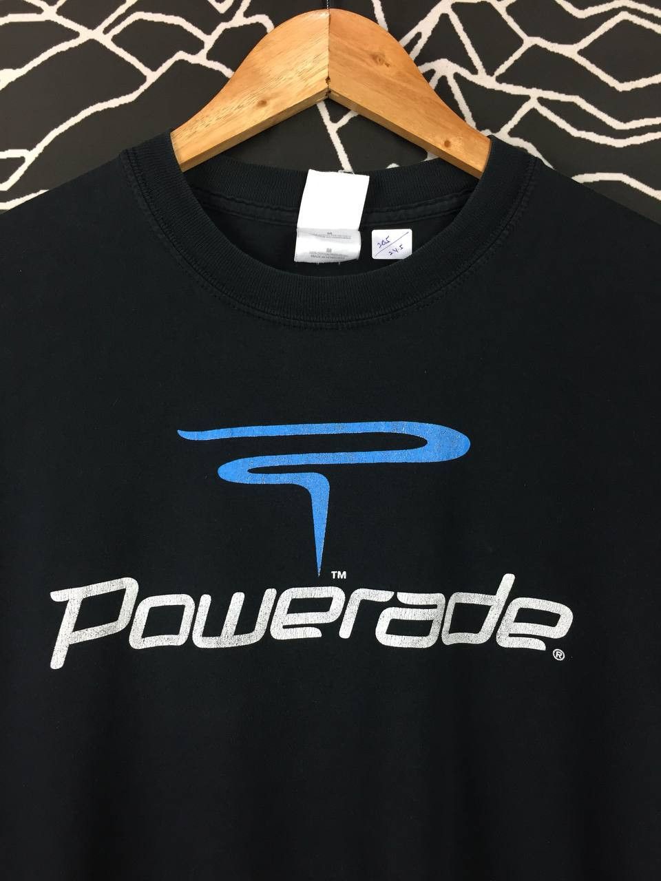 Gildan Vtg Y2K Powerade Sports Drink Logo Promo Tee Size US M / EU 48-50 / 2 - 3 Thumbnail